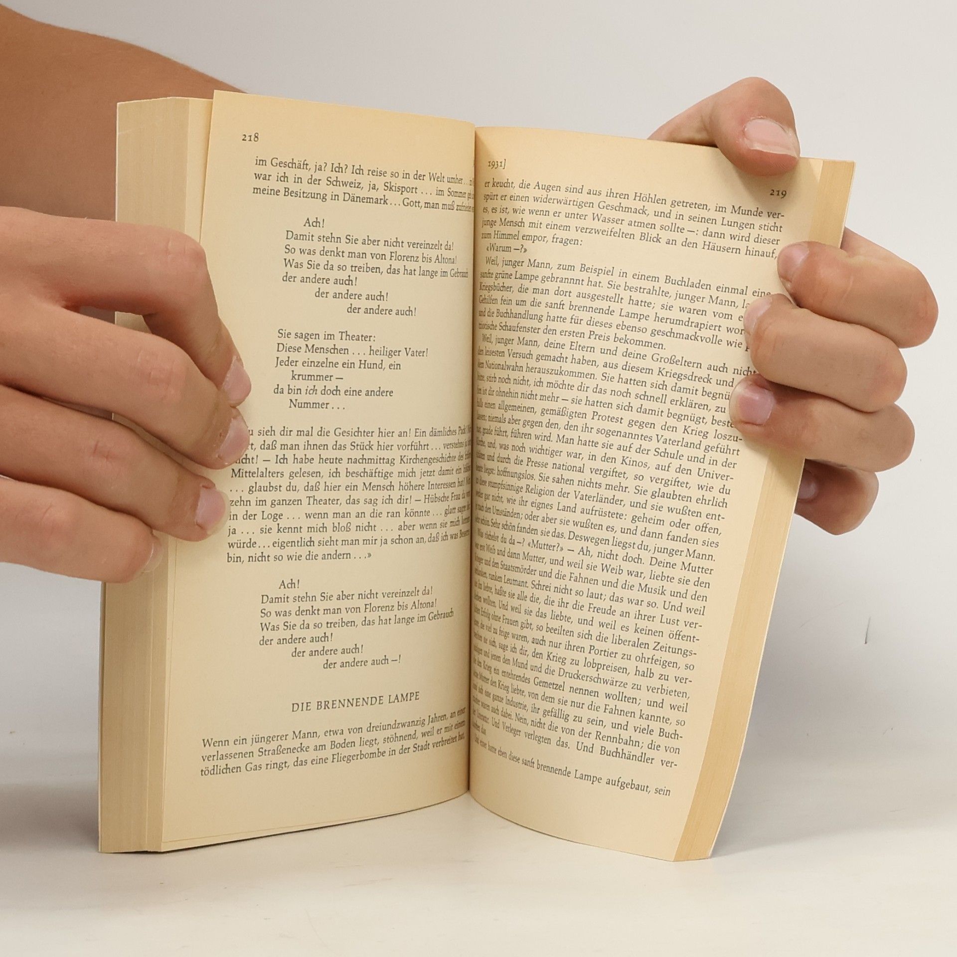 Kurt Tucholsky Gesammelte Werke VIIII. 1931.