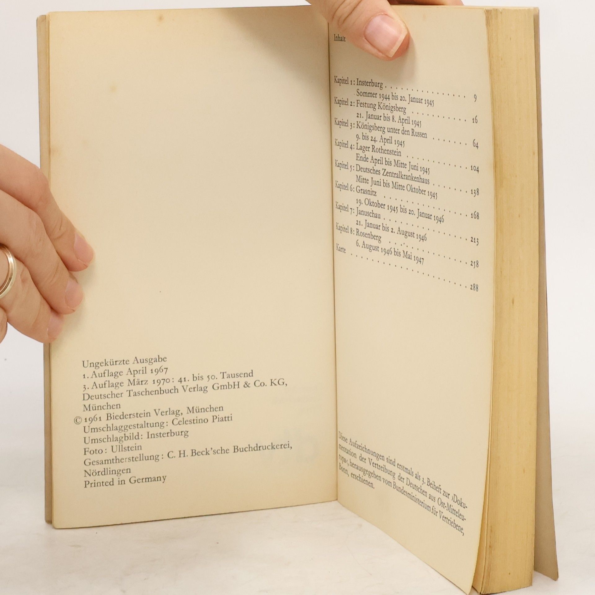 Hans von Lehndorff Ostpreussischnes Tagebuch