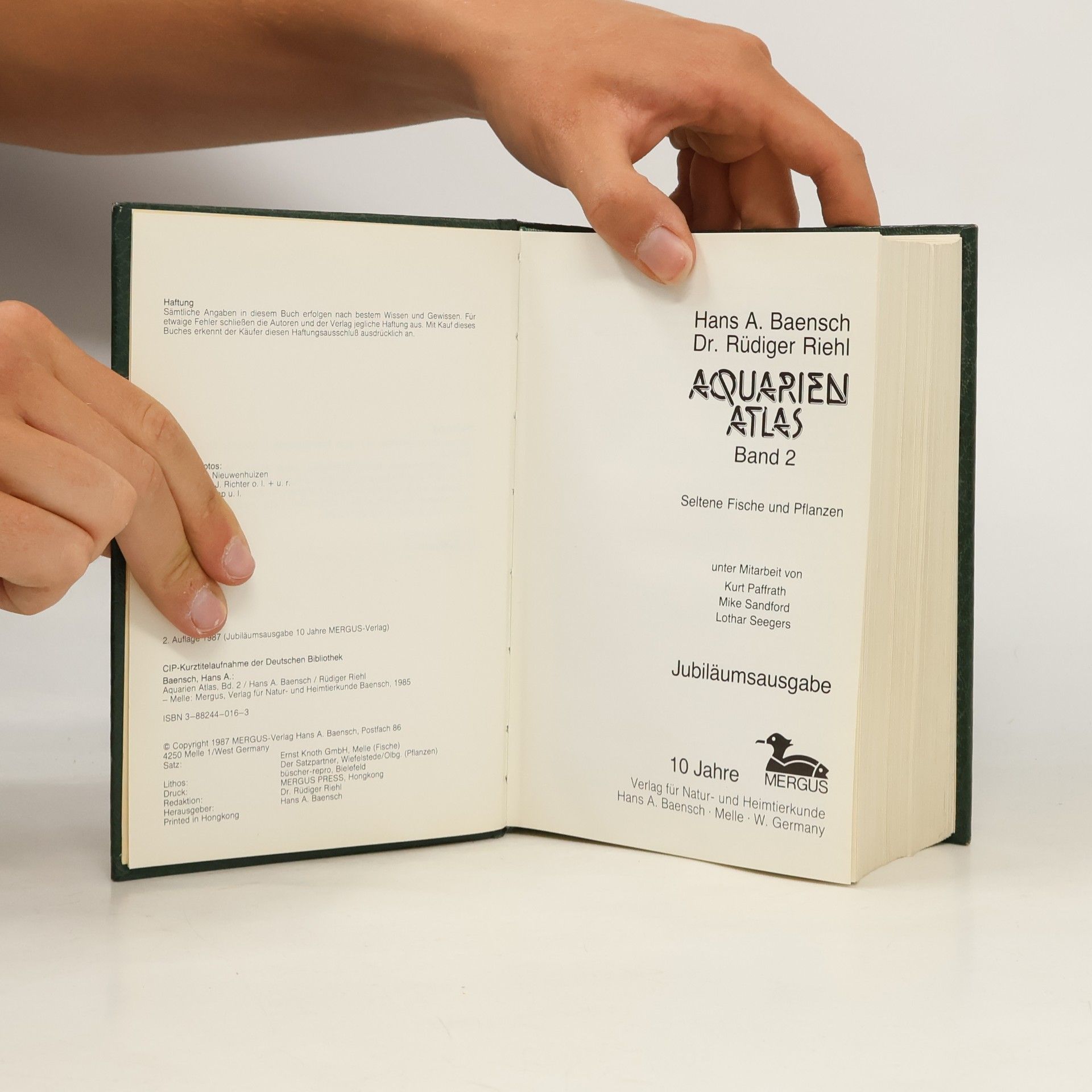 Rüdiger Riehl Aquarien Atlas. Band 2