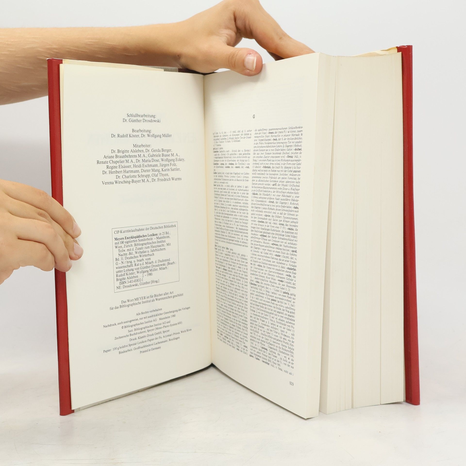 Kolektiv autorů Meyers Enzyklopädisches Lexikon. Deutsches Wörterbuch G-N