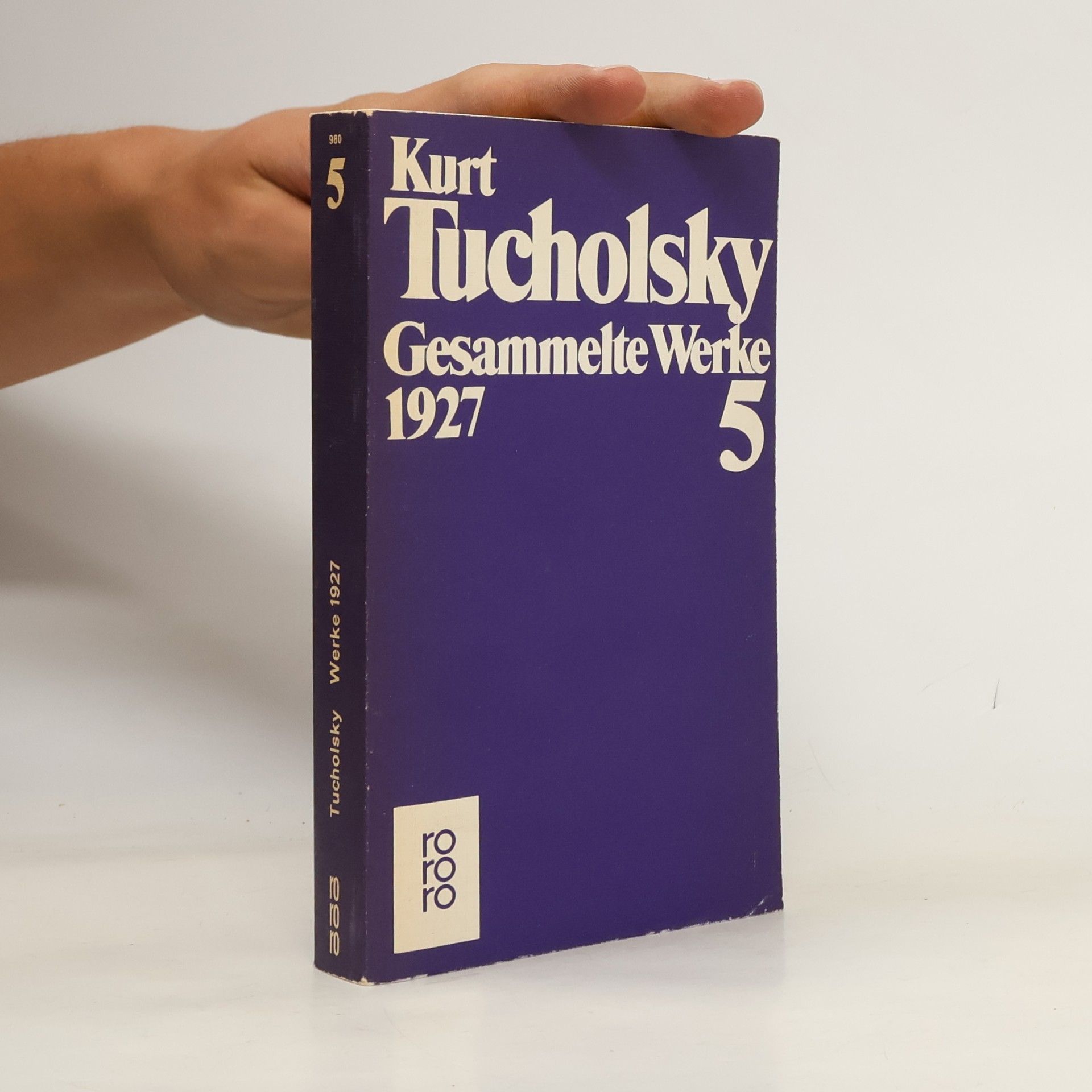 Kurt Tucholsky Gesammelte Werke V. 1927.