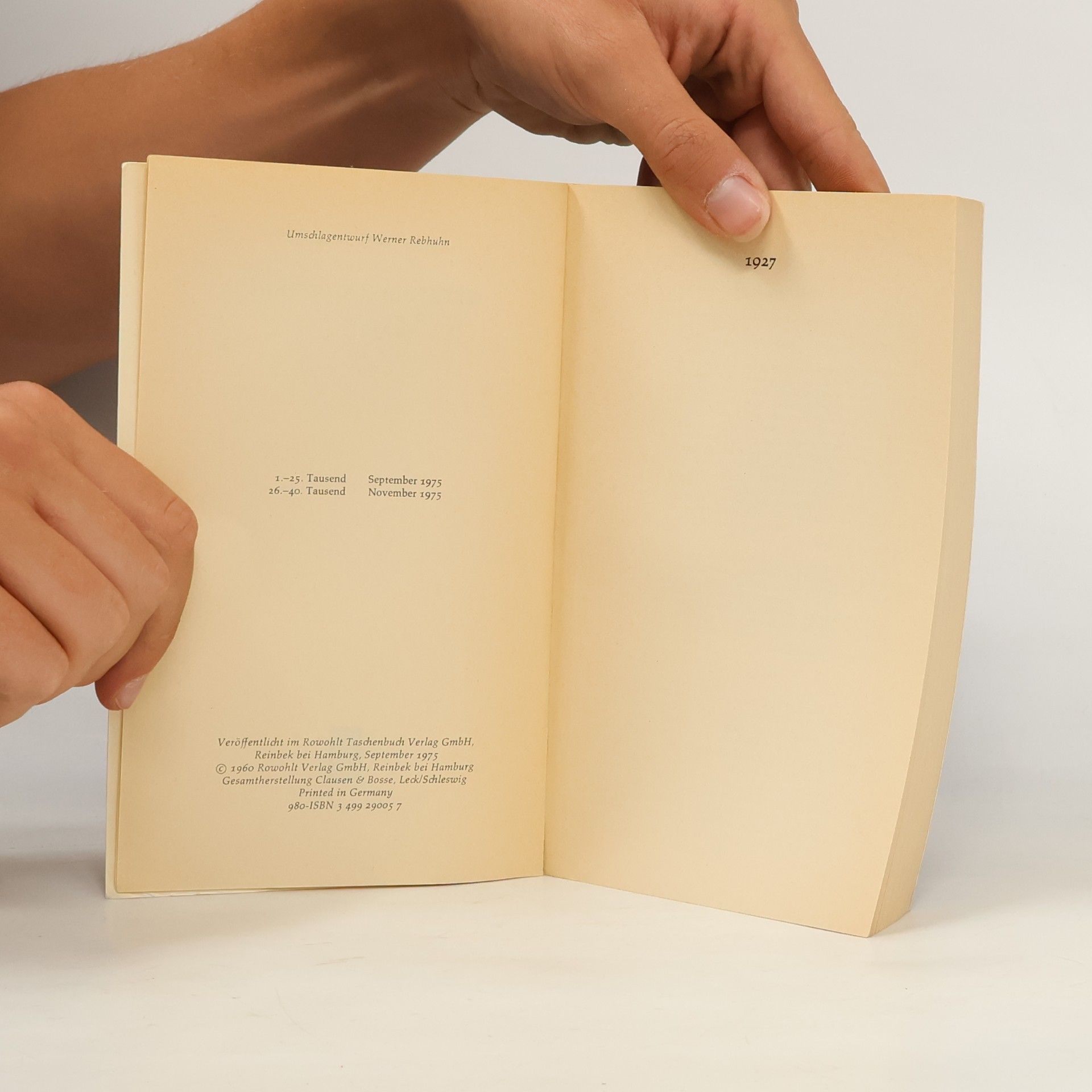 Kurt Tucholsky Gesammelte Werke V. 1927.