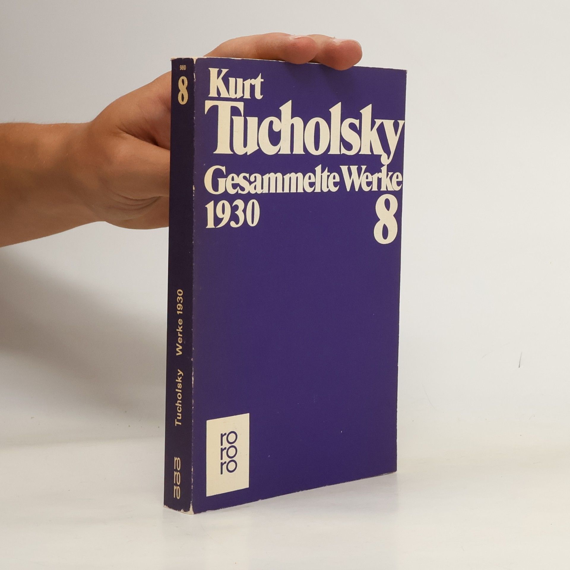 Kurt Tucholsky Gesammelte Werke VIII. 1930.
