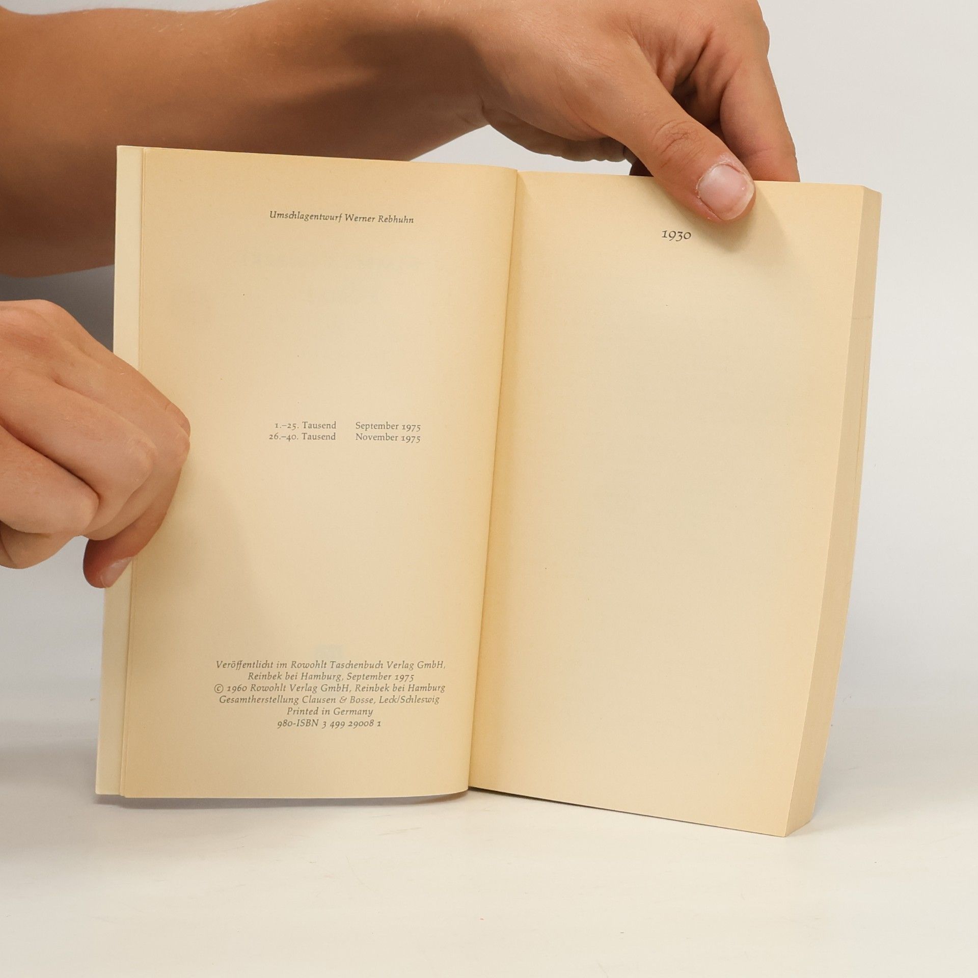 Kurt Tucholsky Gesammelte Werke VIII. 1930.