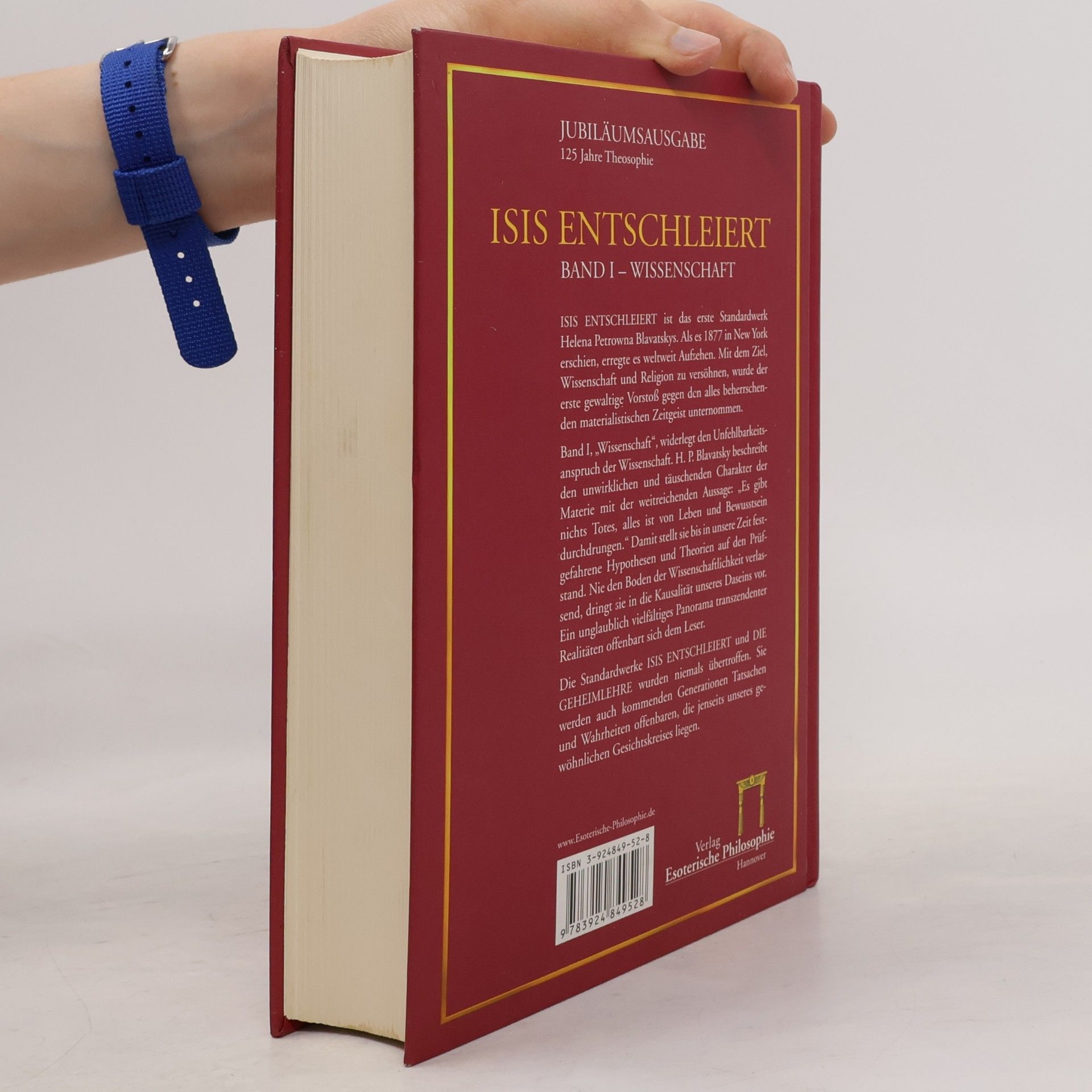 Helena Blavatsky Isis entschleiert