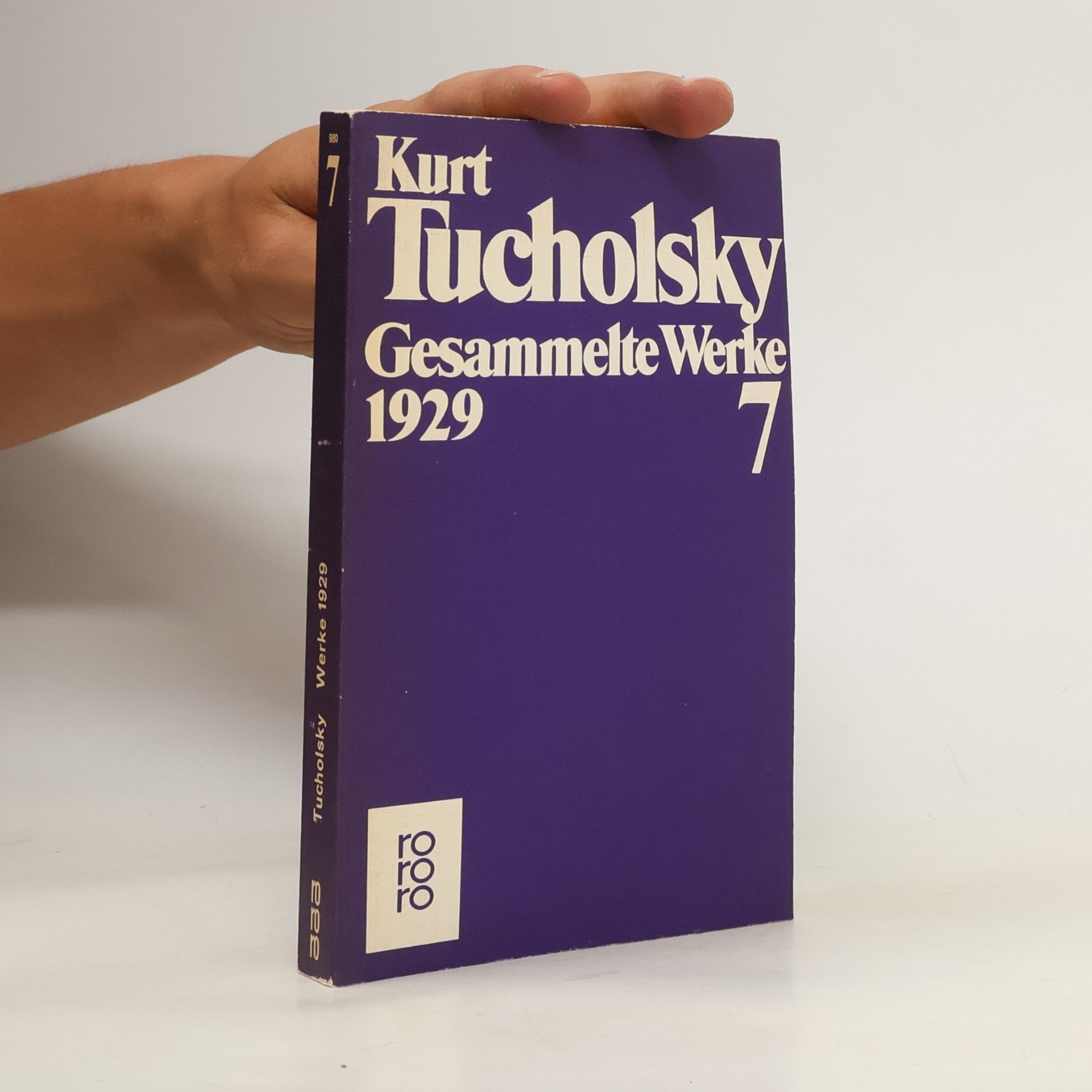 Kurt Tucholsky Gesammelte Werke VII. 1929.