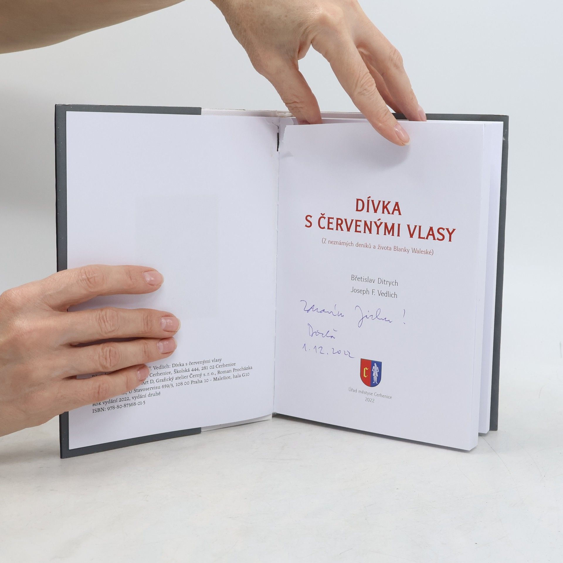 Břetislav Ditrych Dívka s červenými vlasy (Z neznámých deníků a života Blanky Waleské)