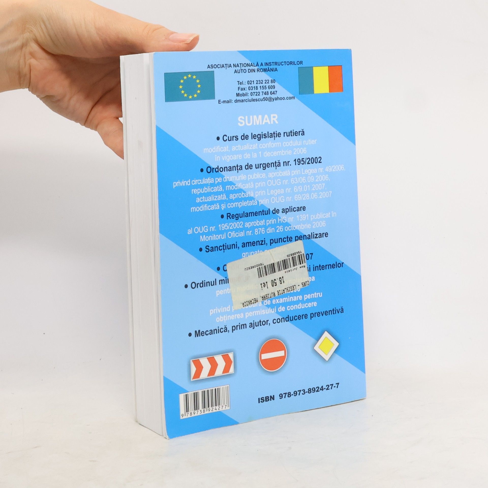 Dan Teodorescu Curs de legislație rutieră, mecanică, prim ajutor și conduită preventivă