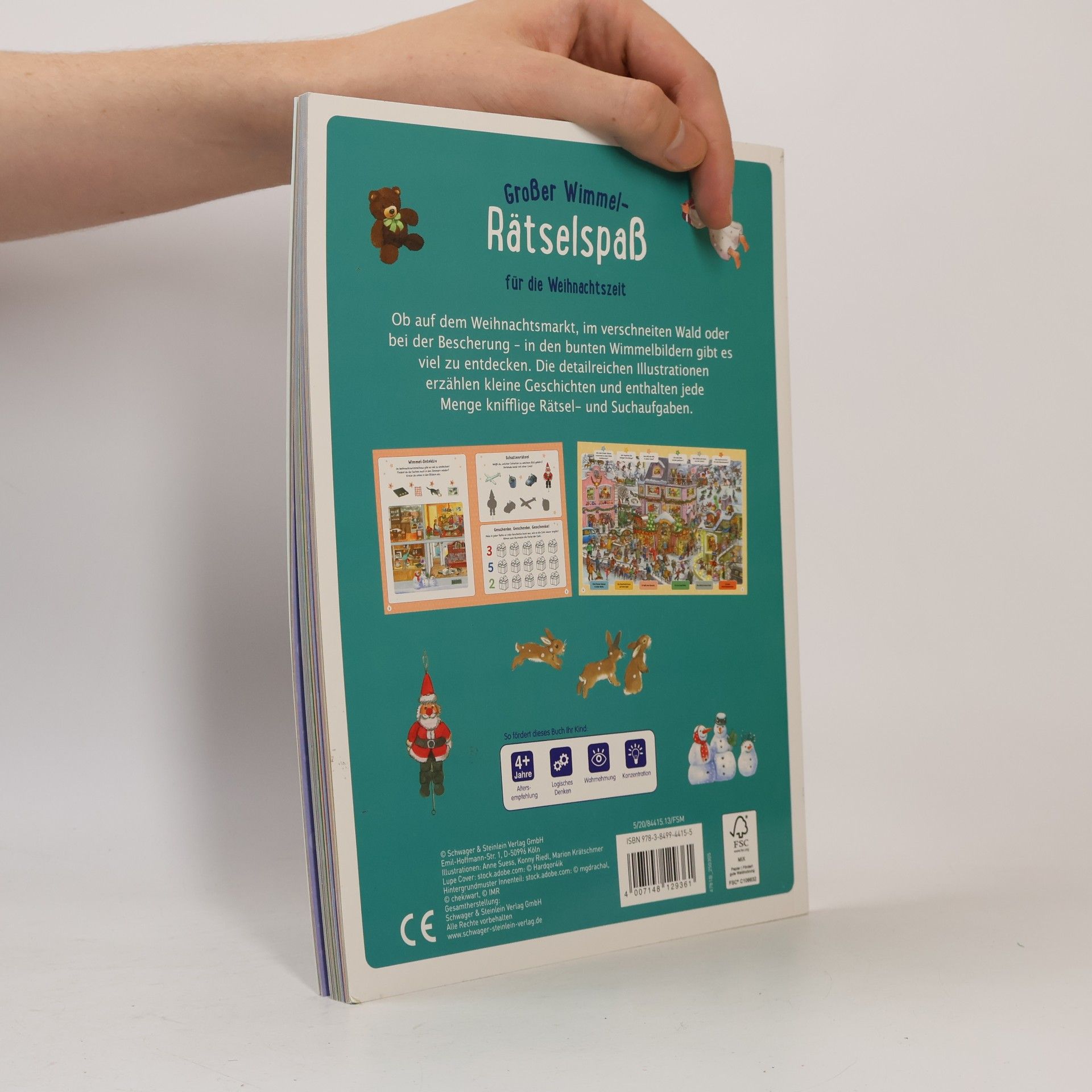 Schwager & Steinlein Verlag Weihnachts-Wimmel-Rätselspaß