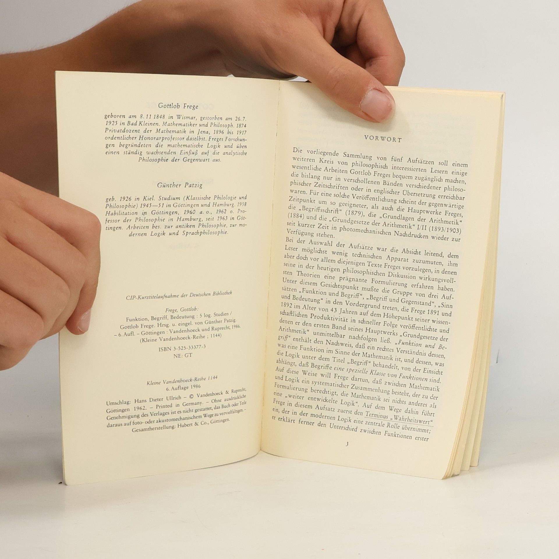 Gottlob Frege Funktion, Begriff, Bedeutung