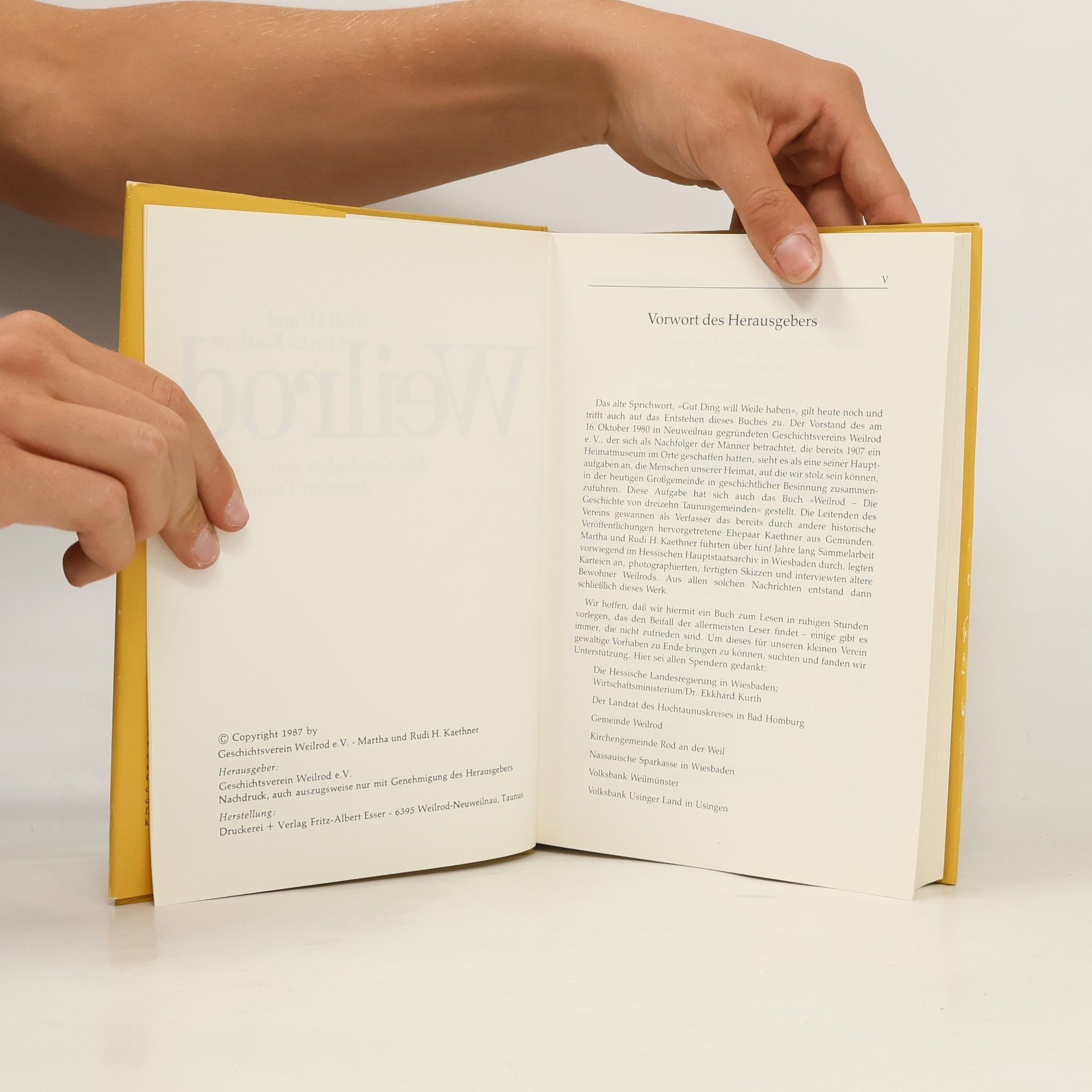 Autorenkollektiv Weilrod. Die Geschichte von dreizehn Taunusdörfem