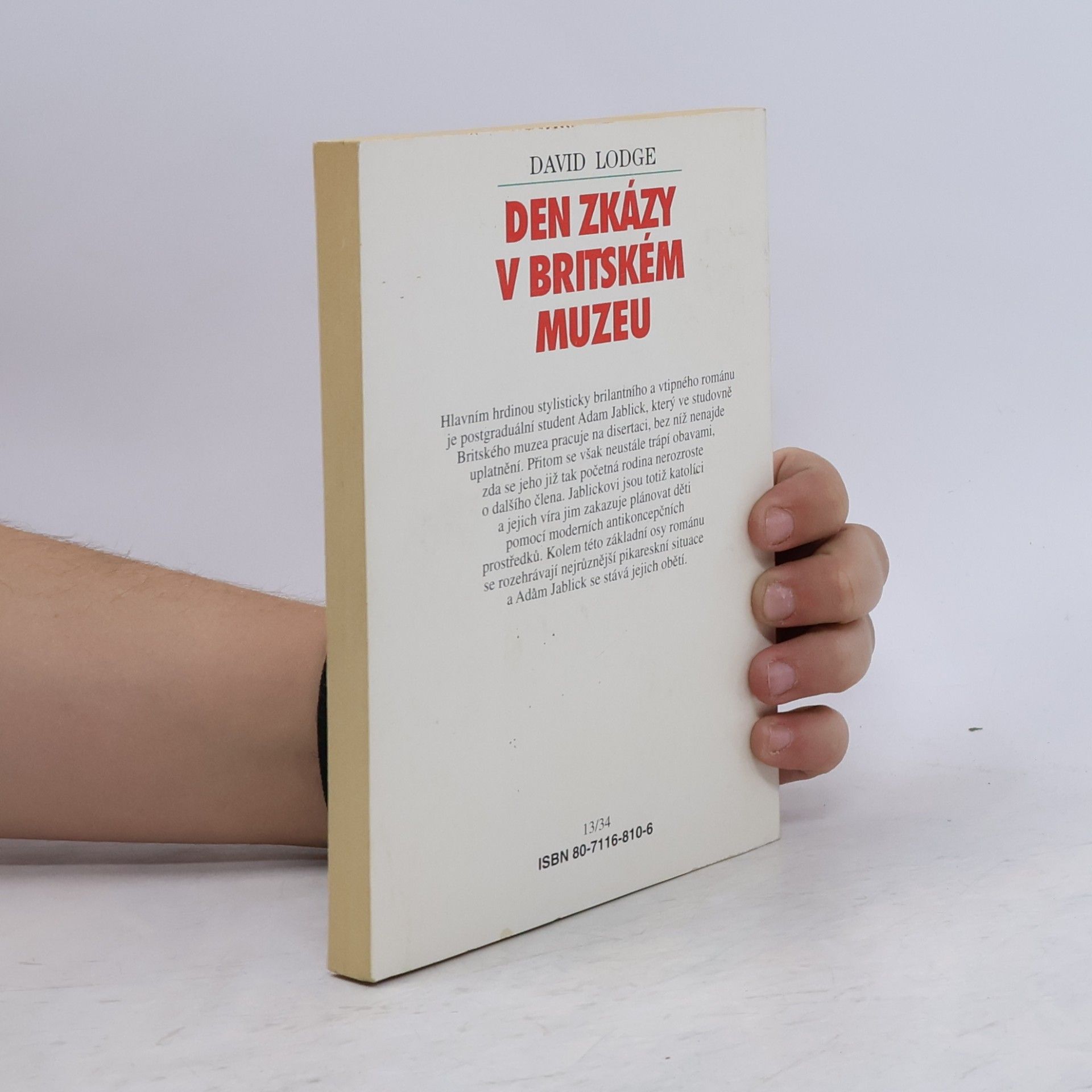 David Lodge Den zkázy v Britském muzeu