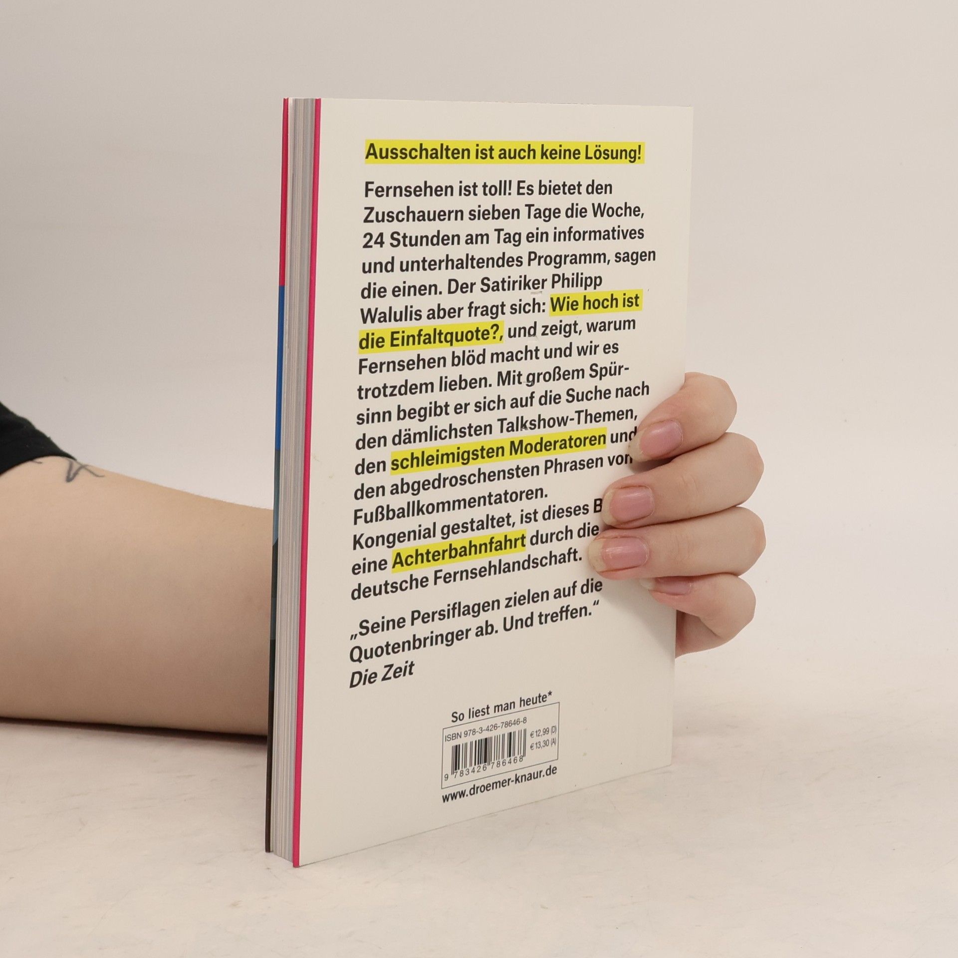 Philipp Walulis Fernsehen. Jetzt auch als Buch!