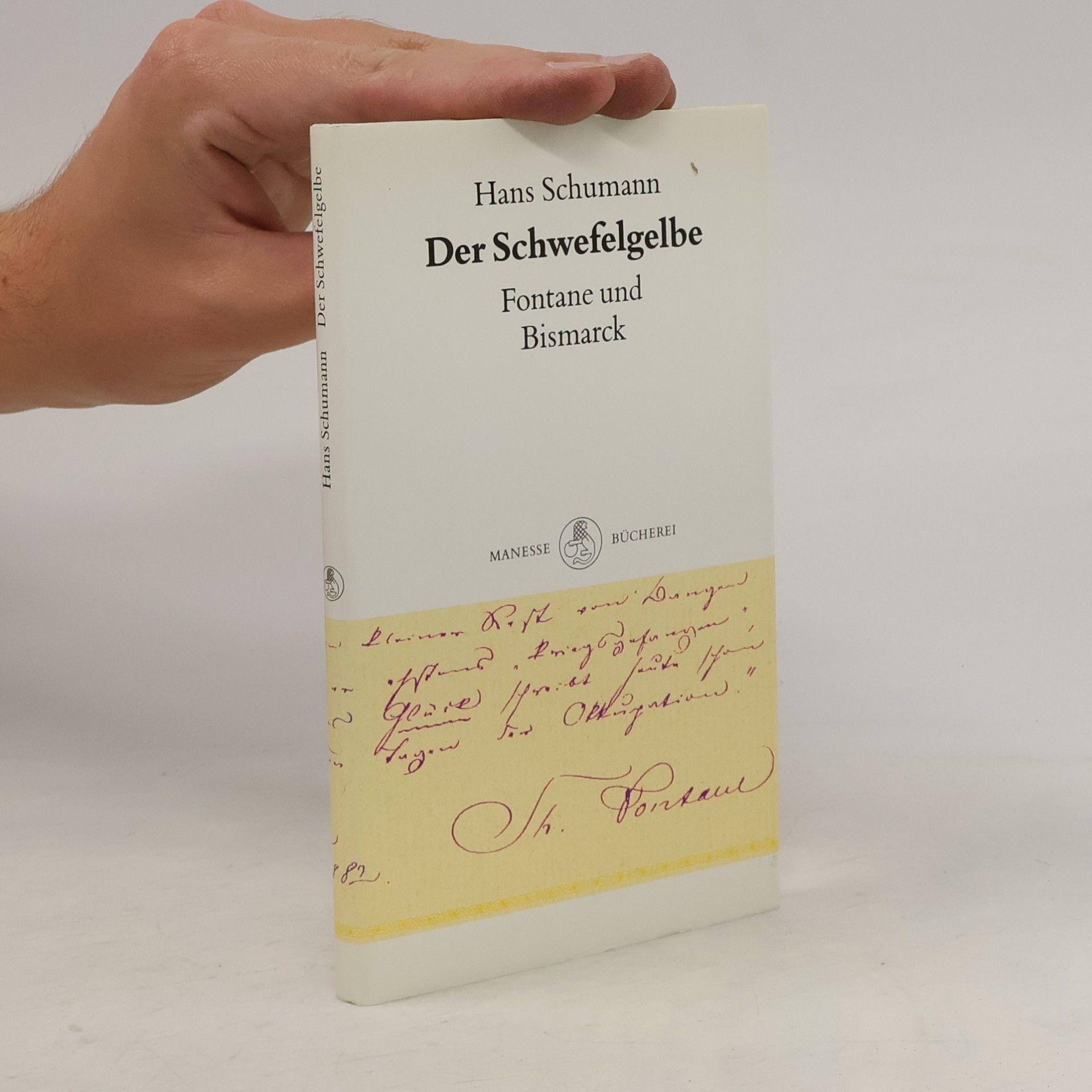 Hans Schumann Der Schwefelgelbe