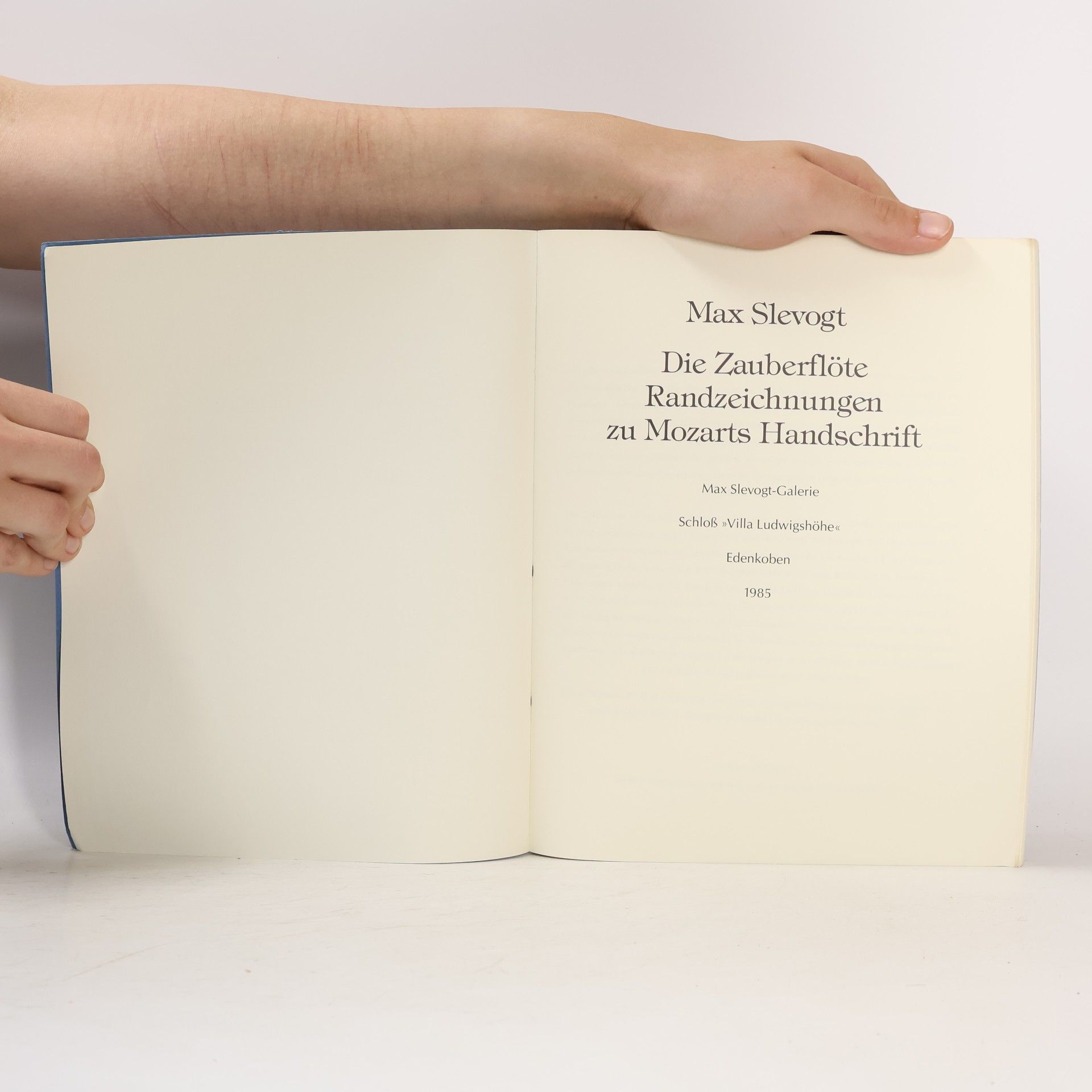 Max Slevogt Die Zauberflöte Randzeichnungen zu Mozarts Handschrift