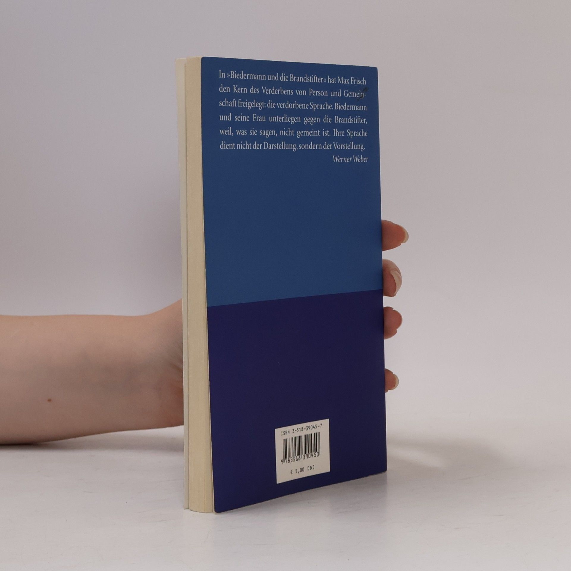 Max Frisch Biedermann und die Brandstifter