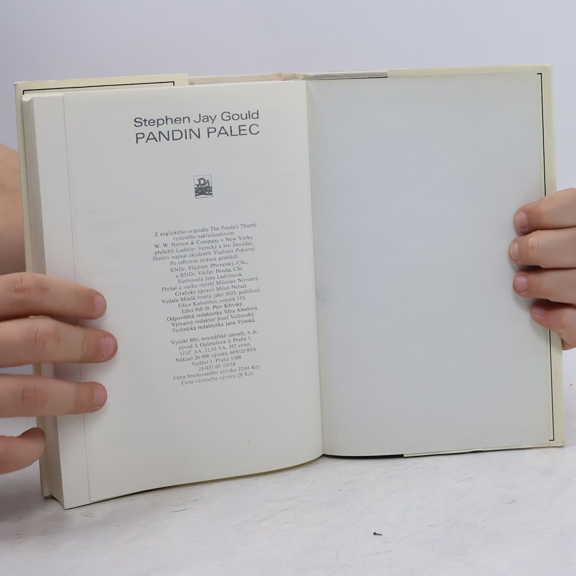 Stephen Jay Gould Pandin palec