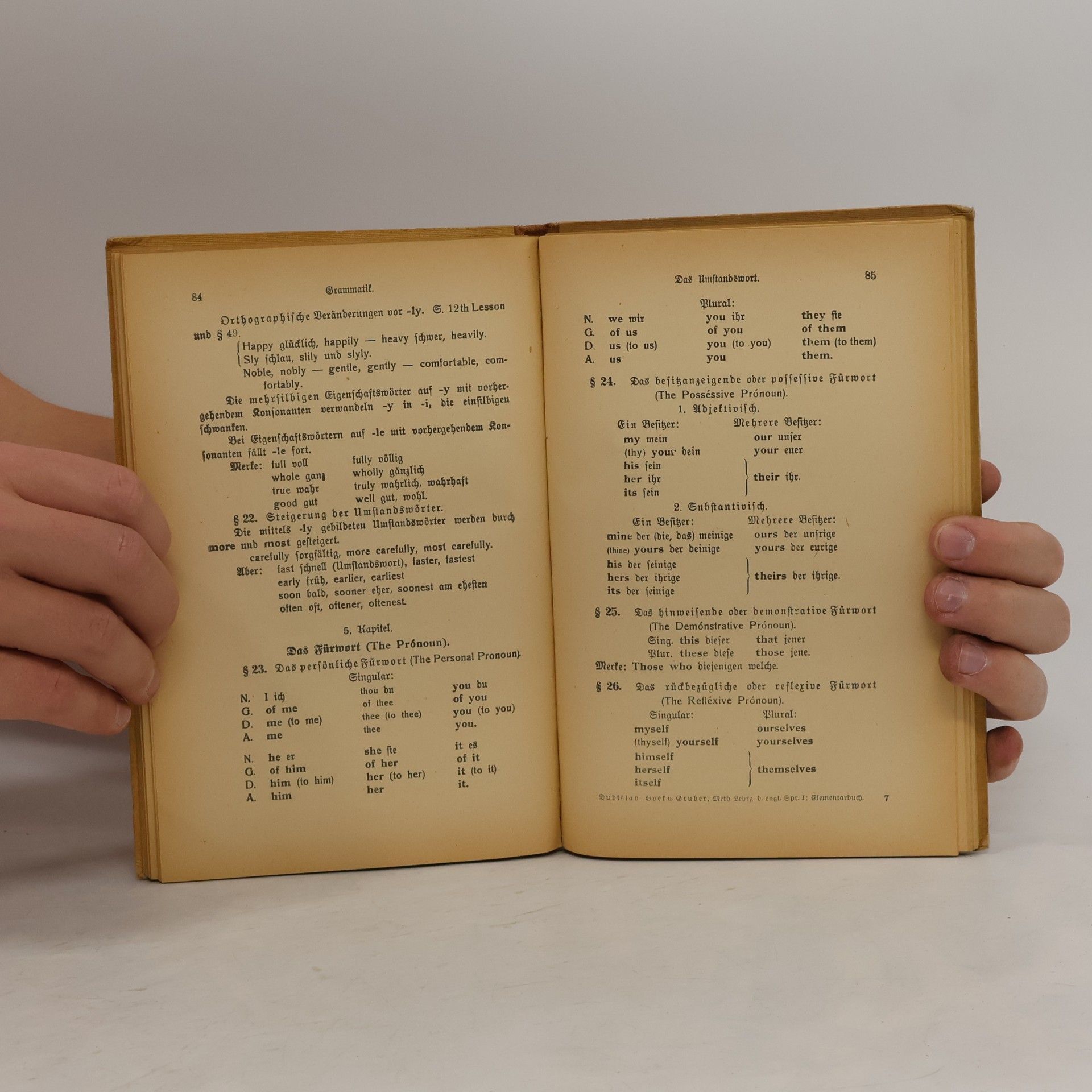 Georg Dubislav  Erster Teil. Elementarbuch