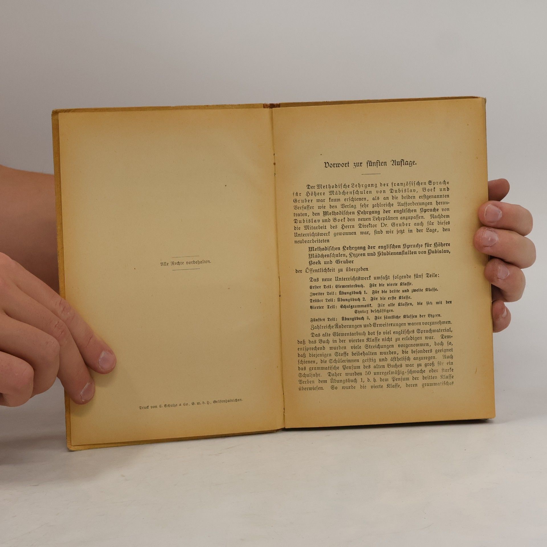 Georg Dubislav  Erster Teil. Elementarbuch