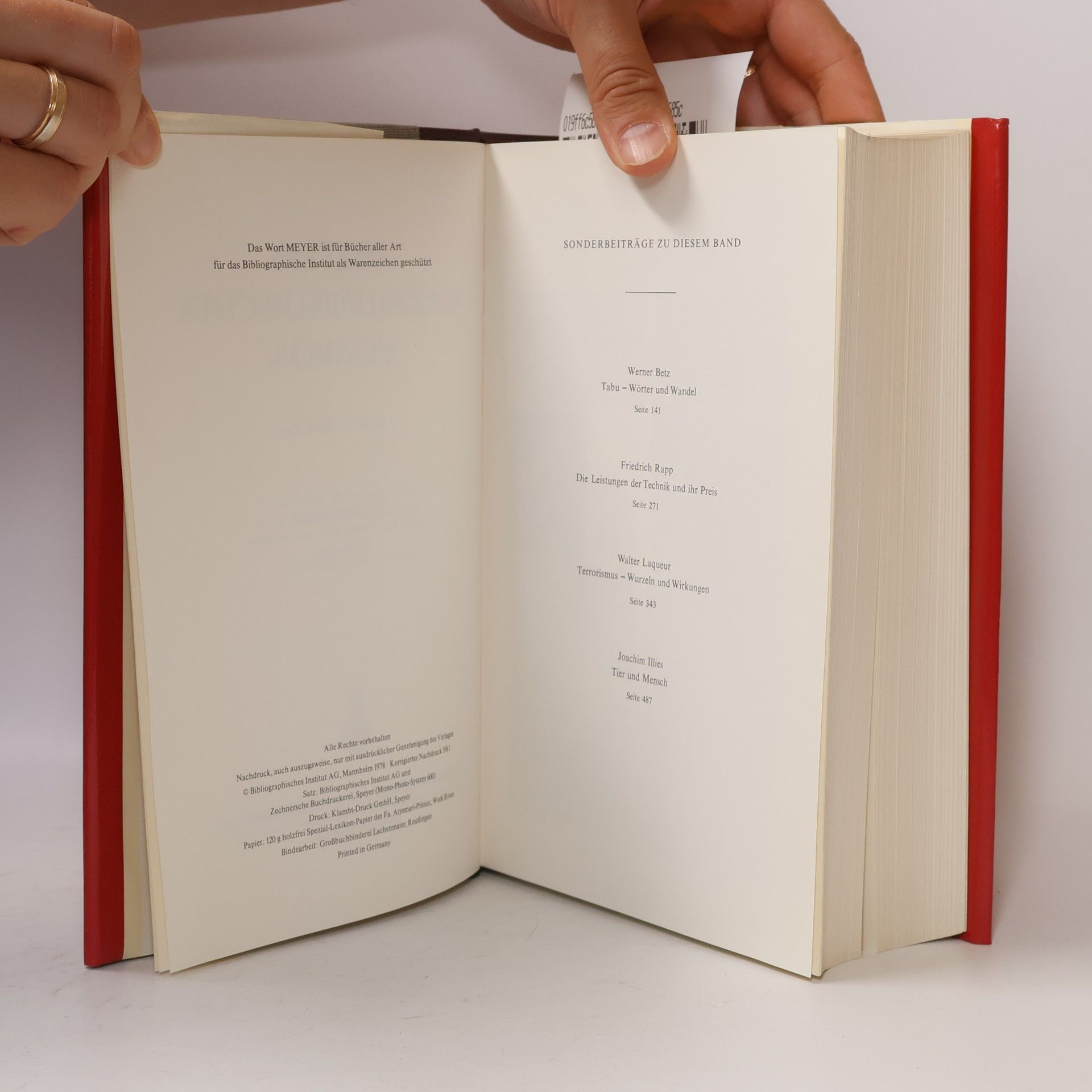 Various authors Meyers Enzyklopädisches Lexikon 23