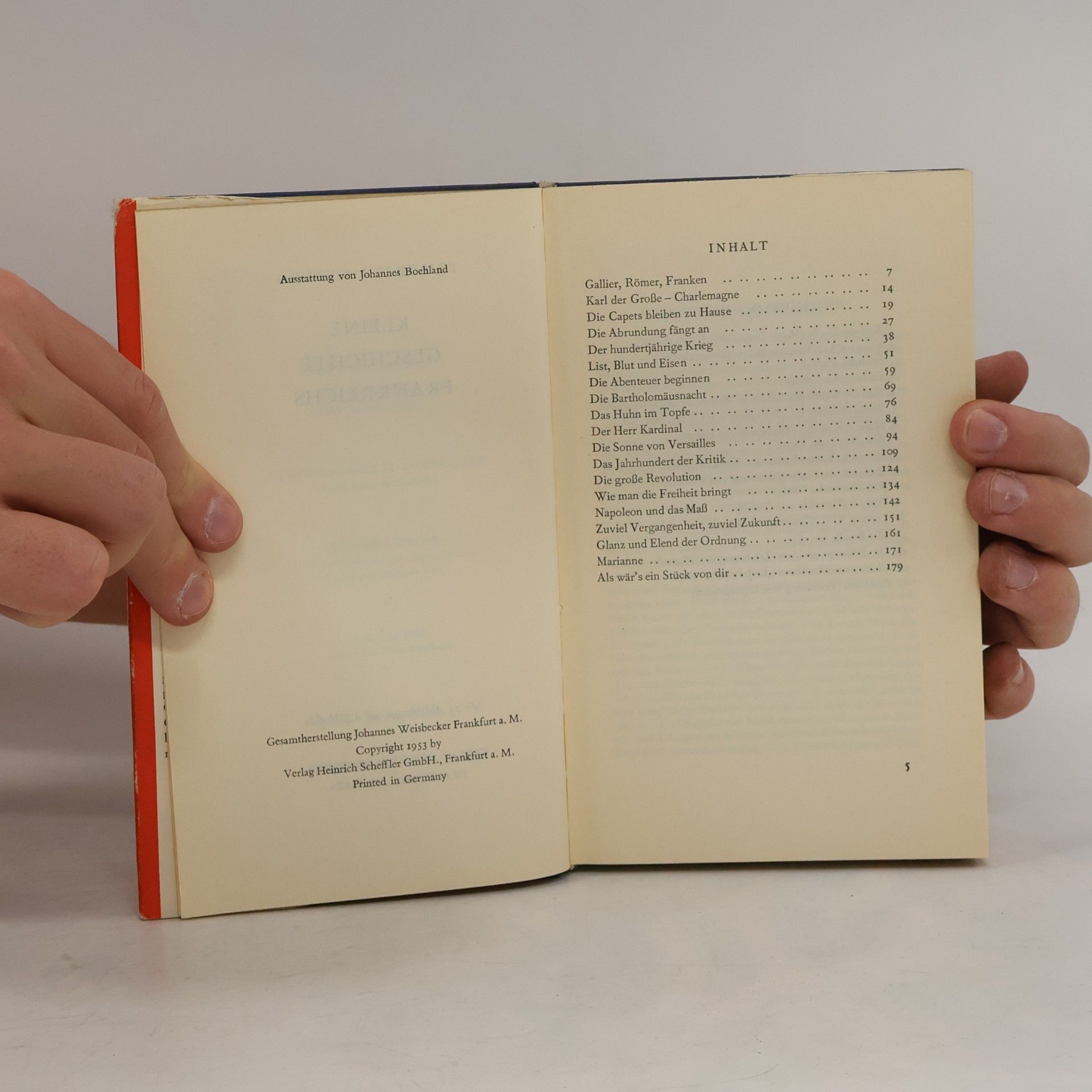 Friedrich Sieburg Kleine Geschichte Frankreichs