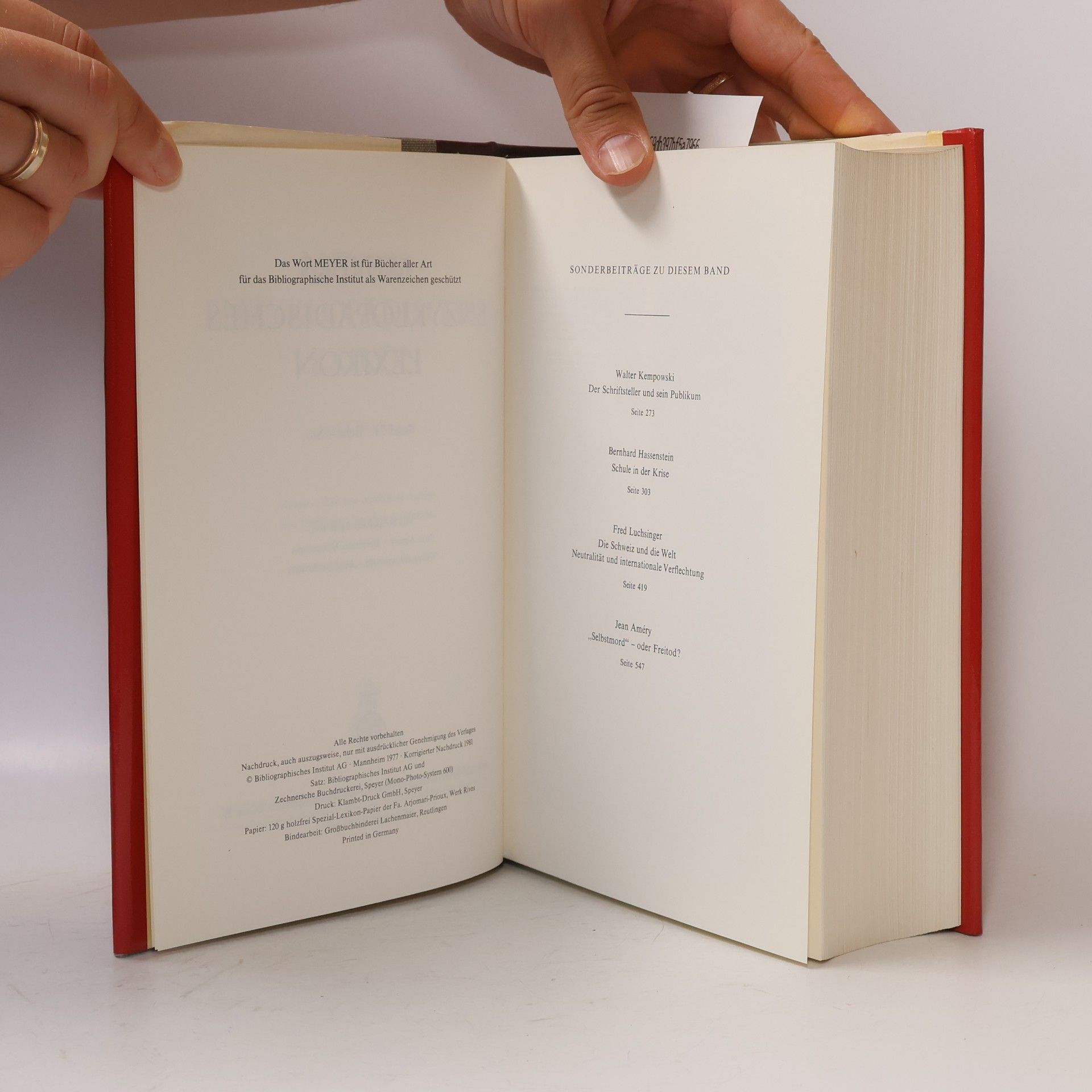 Autorenkollektiv Meyers Enzyklopädisches Lexikon 21. Sche-Sm