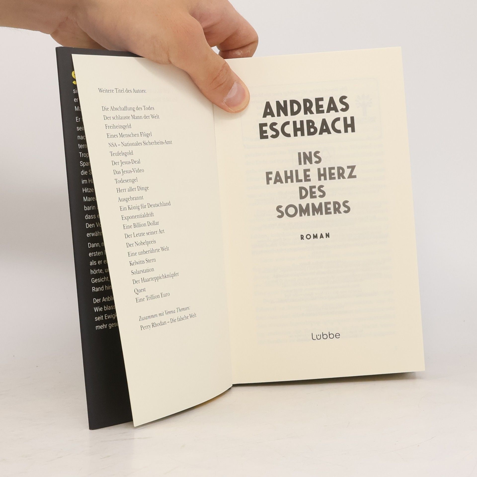 Andreas Eschbach Ins fahle Herz des Sommers: Roman