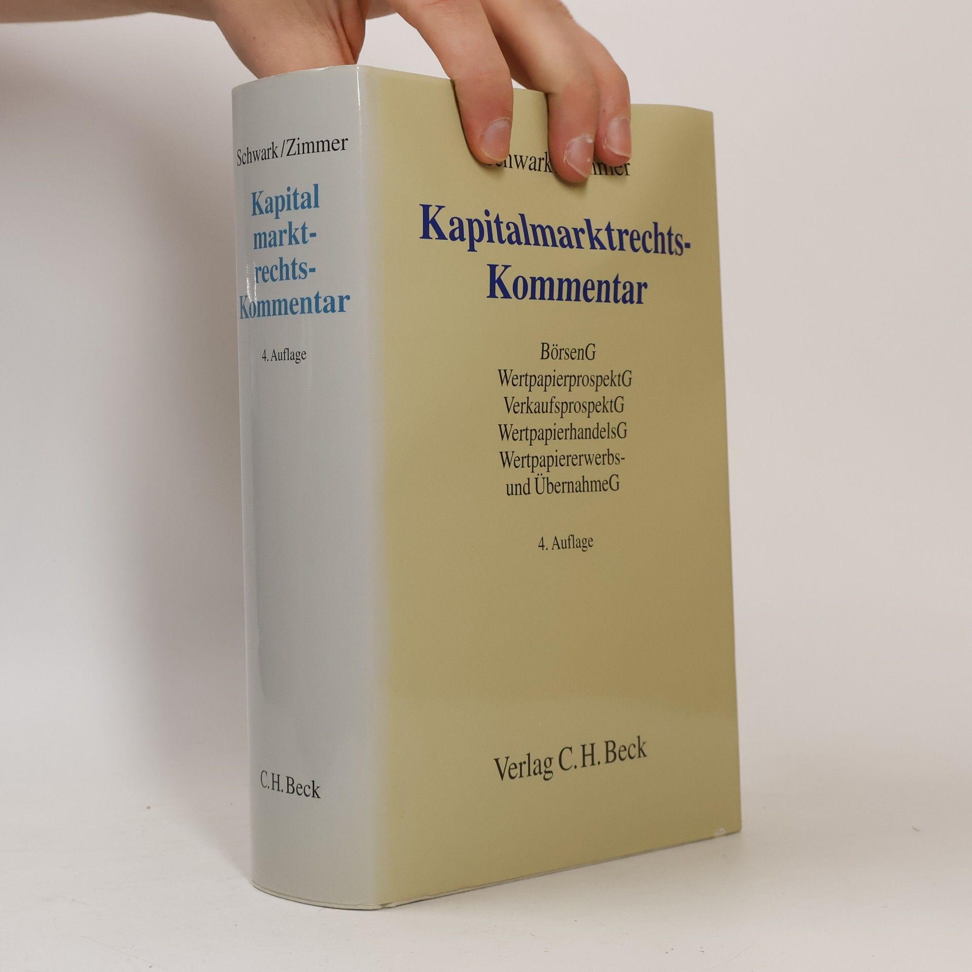 Heiko Beck Kapitalmarktrechts-Kommentar - 4. Auflage