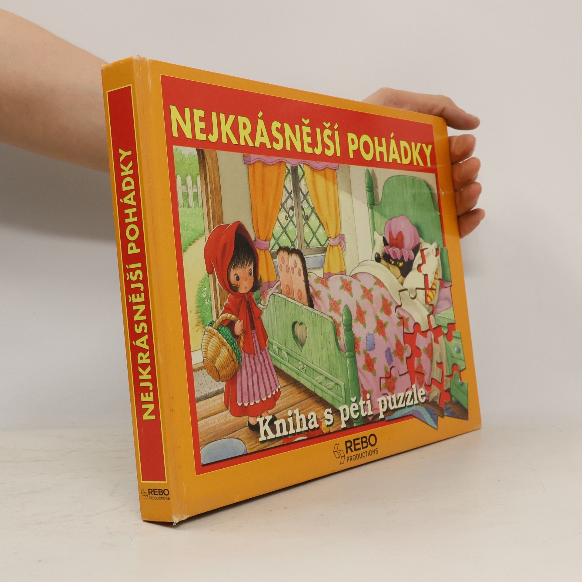 Tony Hutchings Nejkrásnejší pohádky: Kniha s pěti puzzle