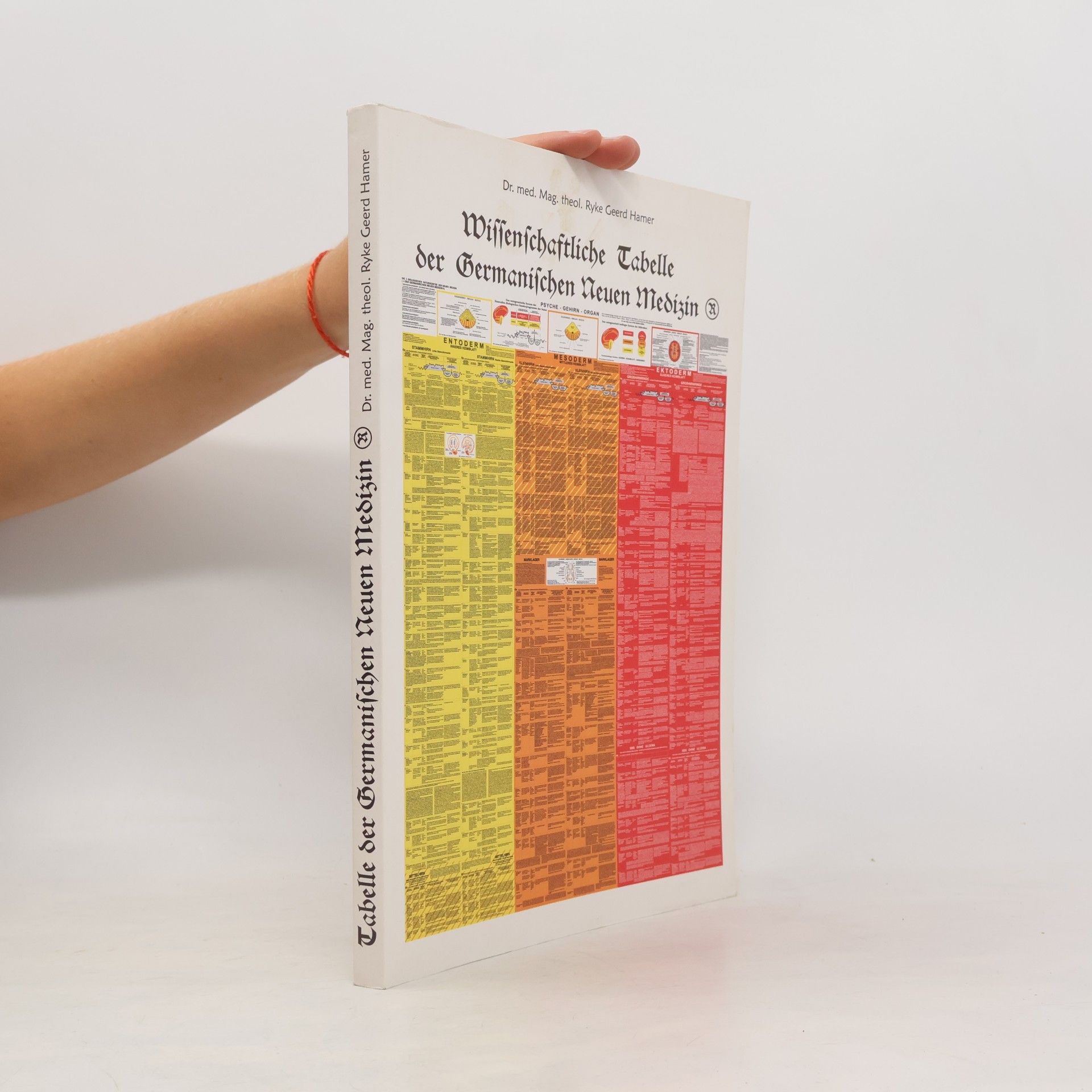 Ryke Geerd Hamer Wissenschaftliche Tabelle der Germanischen Neuen Medizin