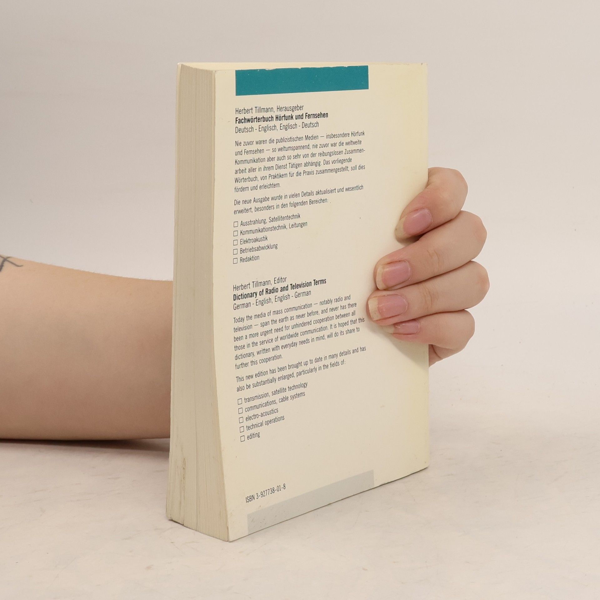 Herbert Tillmann Fachwörterbuch Hörfunk und Fernsehen