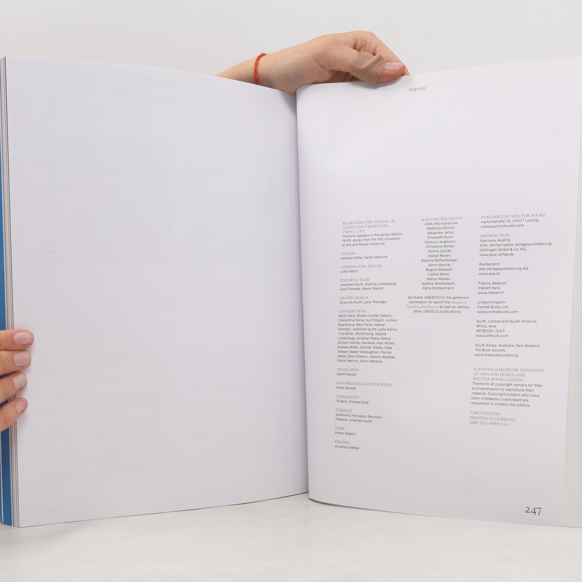 Andreas Müller Re-Reading the Manual of Travelling Exhibitions, UNESCO, 1953