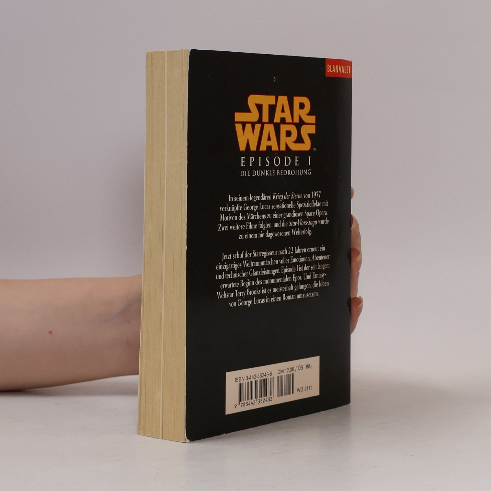 Terry Brooks Star wars - Episode I, Die dunkle Bedrohung