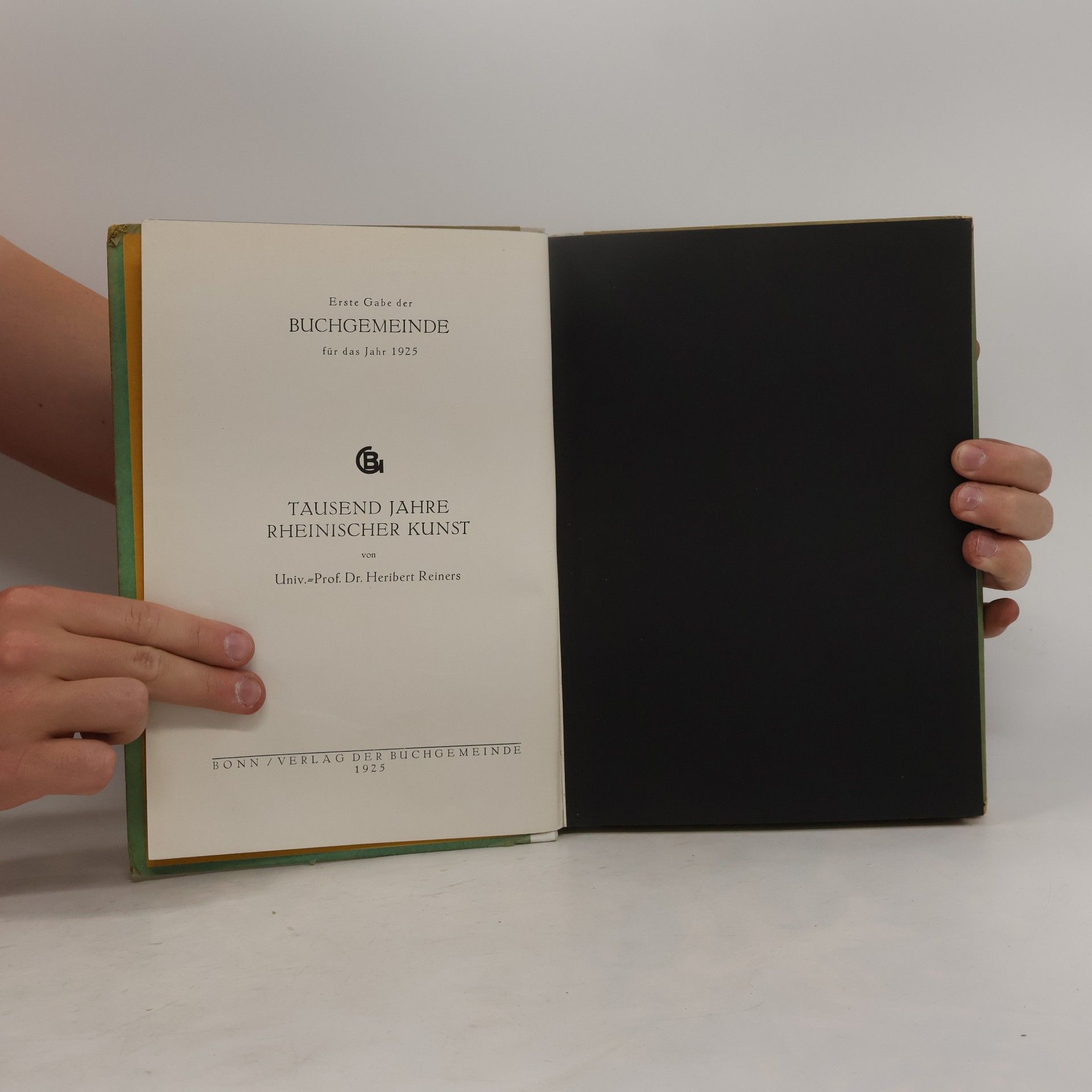 Heribert Reiners Tausend Jahre Rheinischer Kunst
