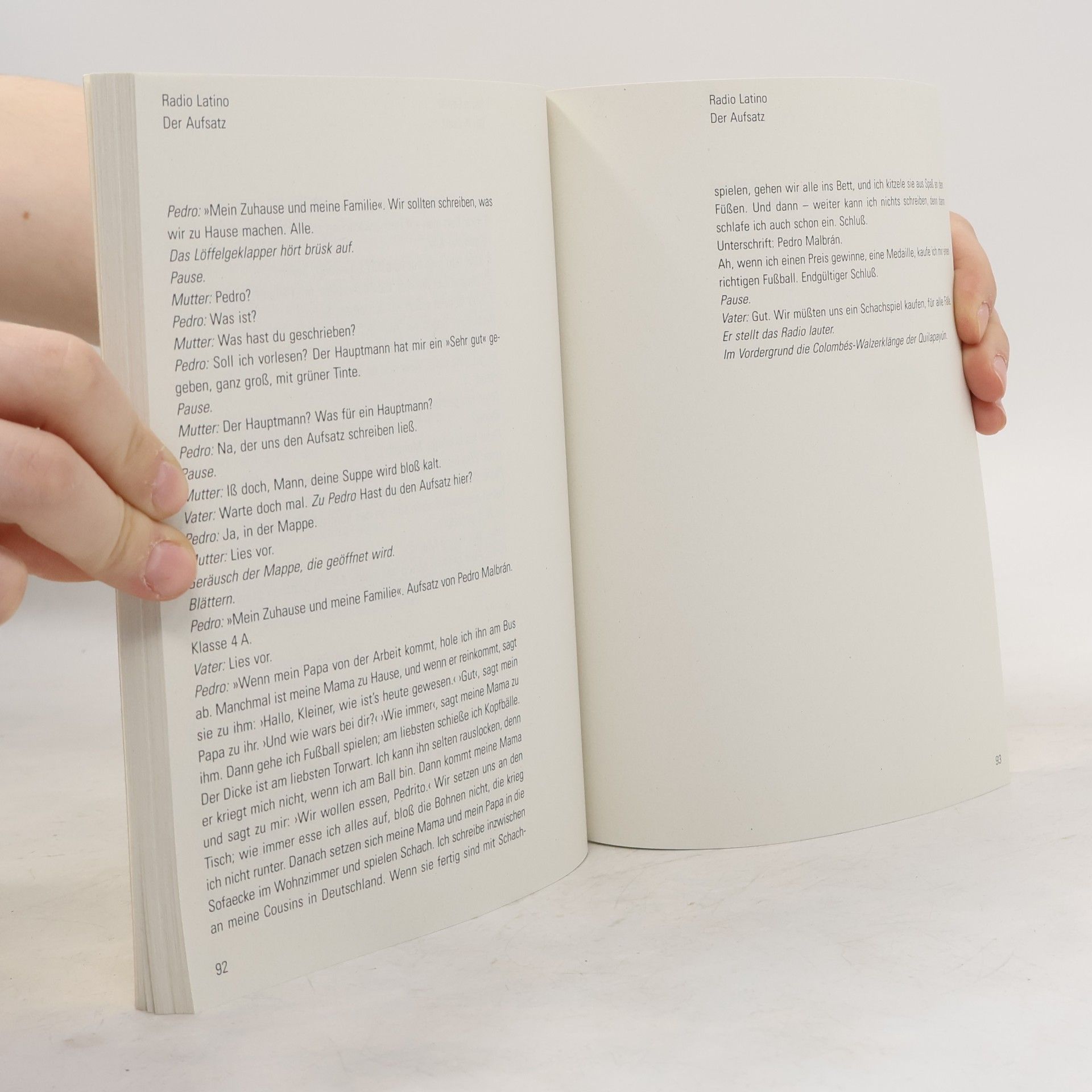 Ruth Blaes Geschichten, die das Medium schrieb