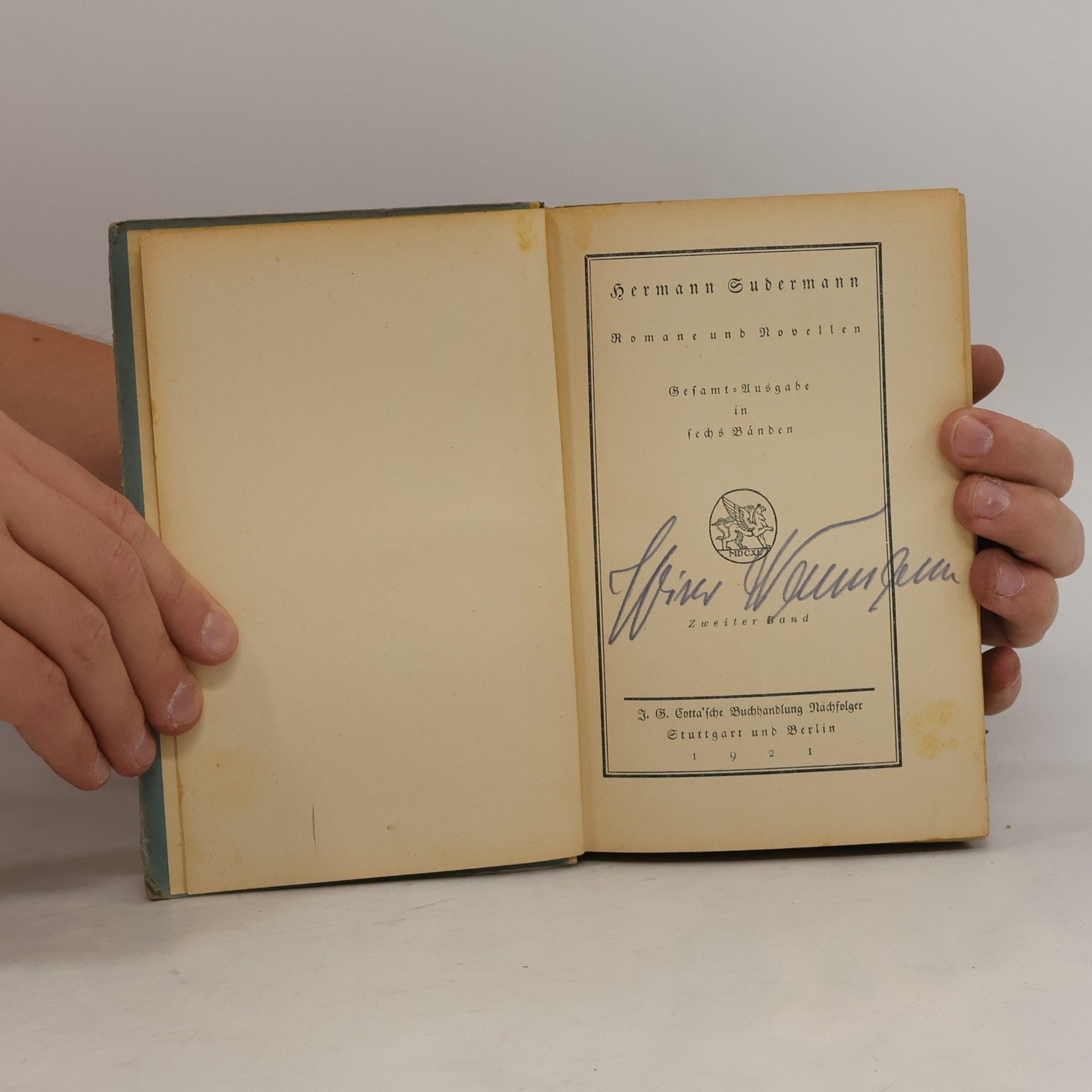 Hermann Südermann Romane und Novellen. Band 2