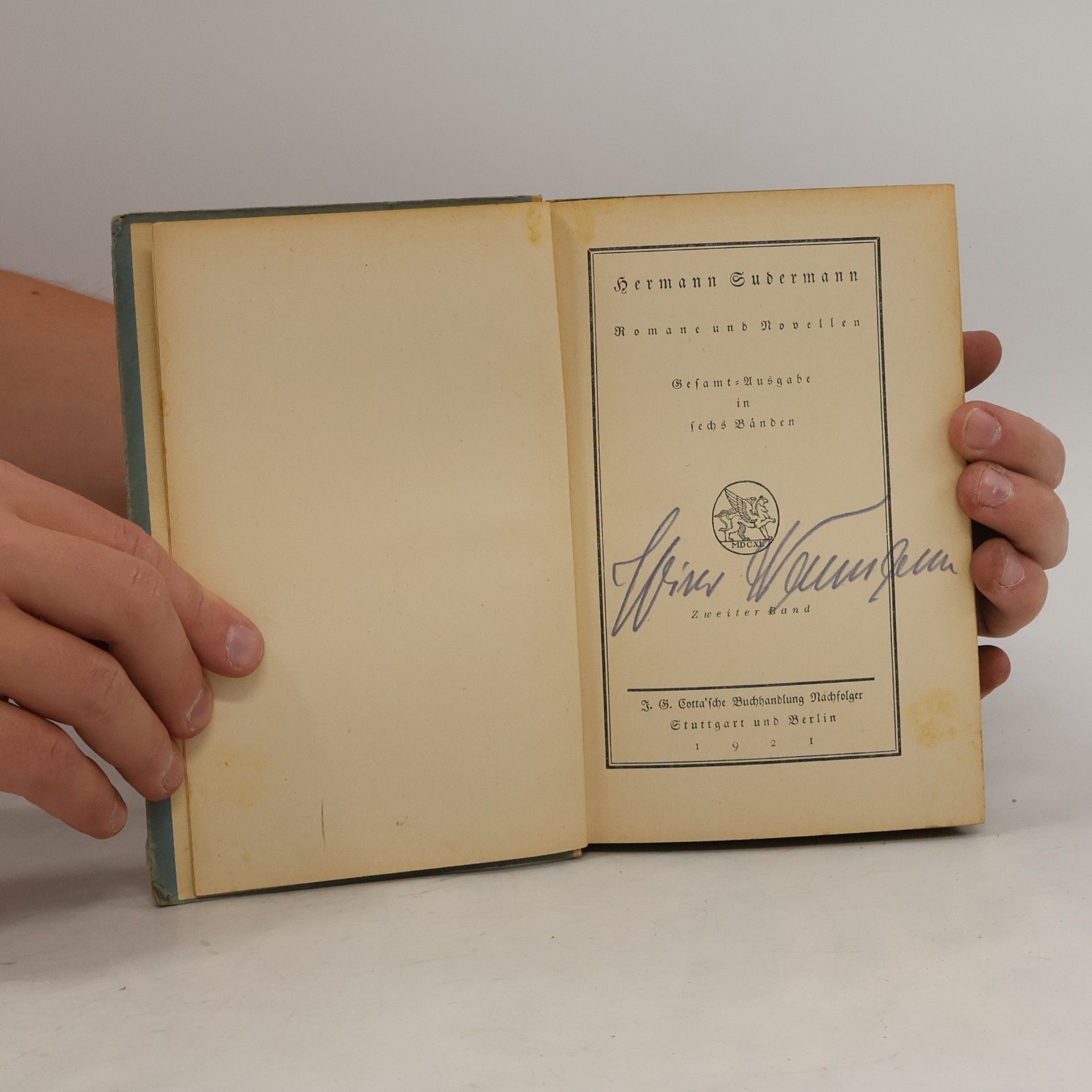 Hermann Südermann Romane und Novellen. Band 2