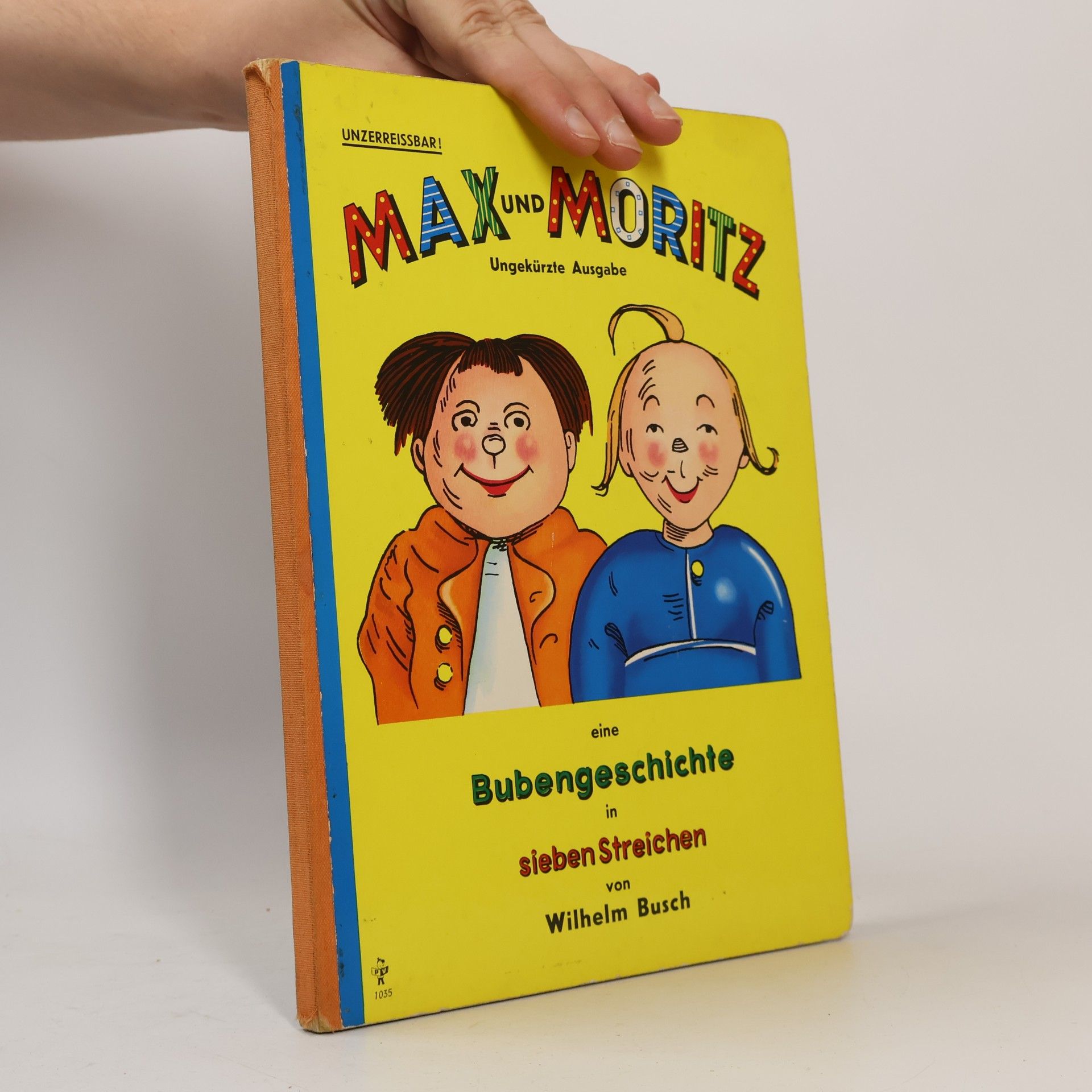 Wilhelm Busch Max und Moritz eine Bubengeschichte in sieben Streichen