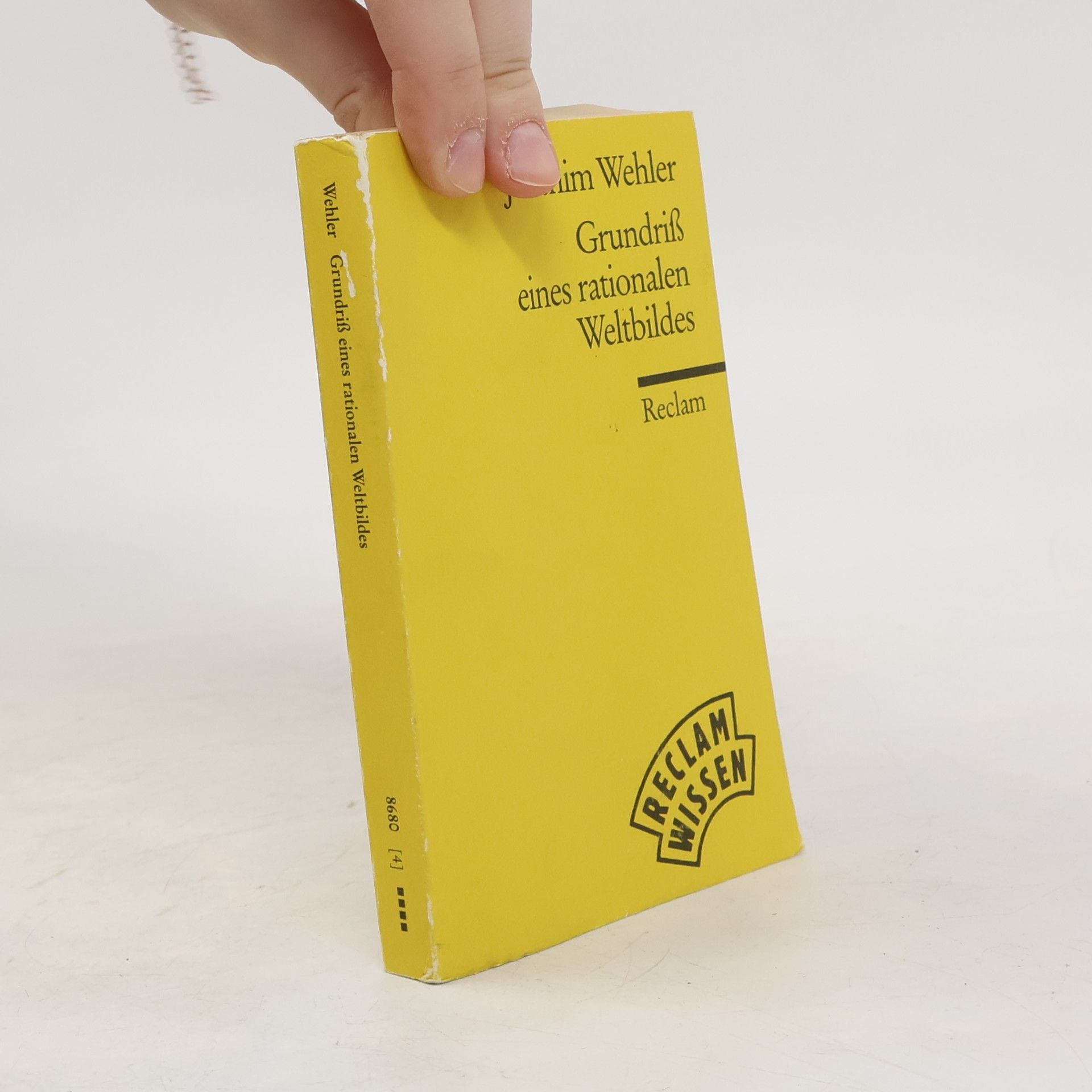 Joachim Wehler Grundriss eines rationalen Weltbildes