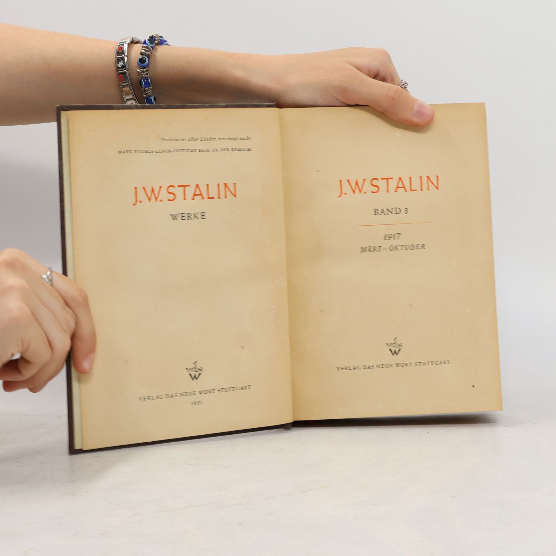 Josif Stalin J. Stalin Werke 3