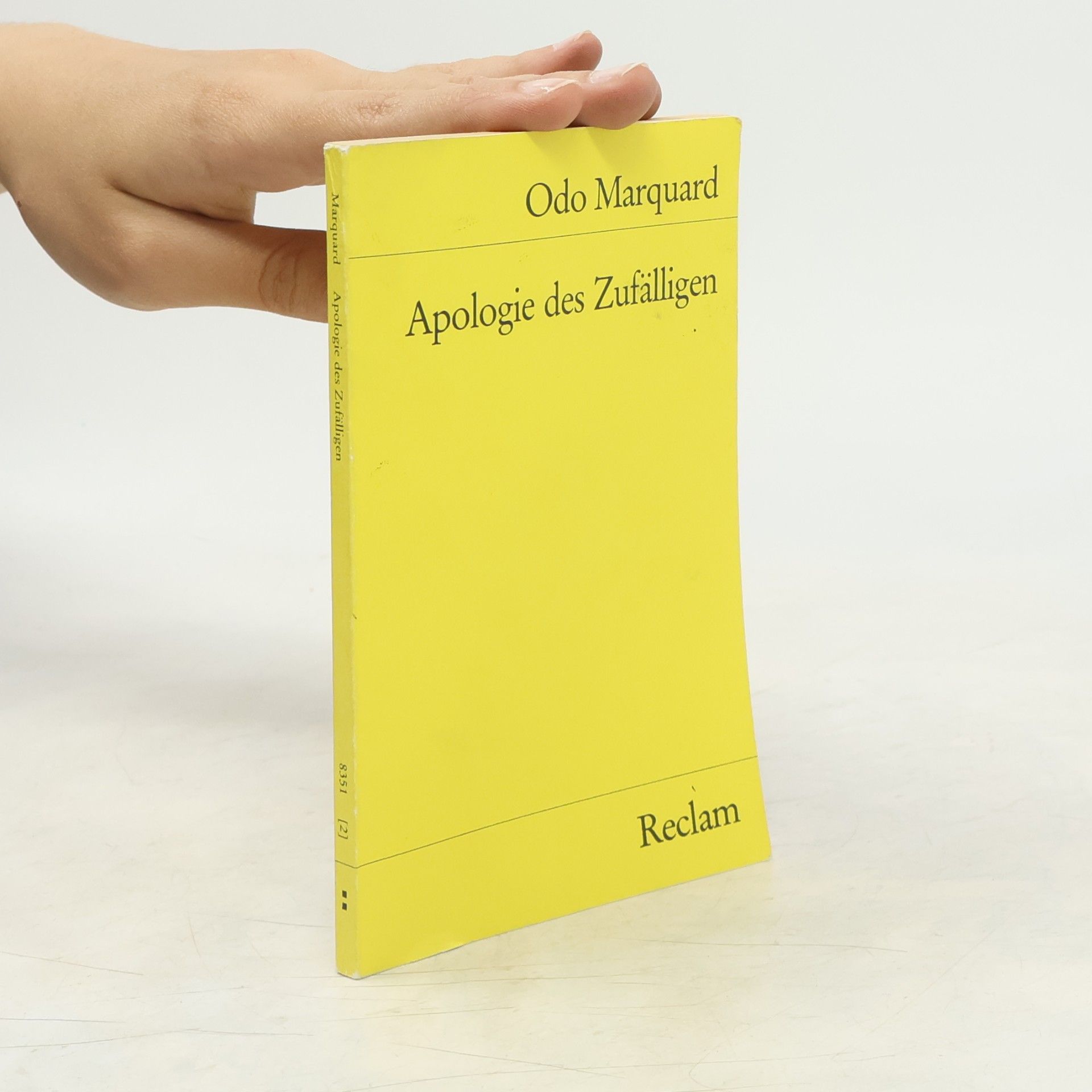 Odo Marquard Apologie des Zufälligen