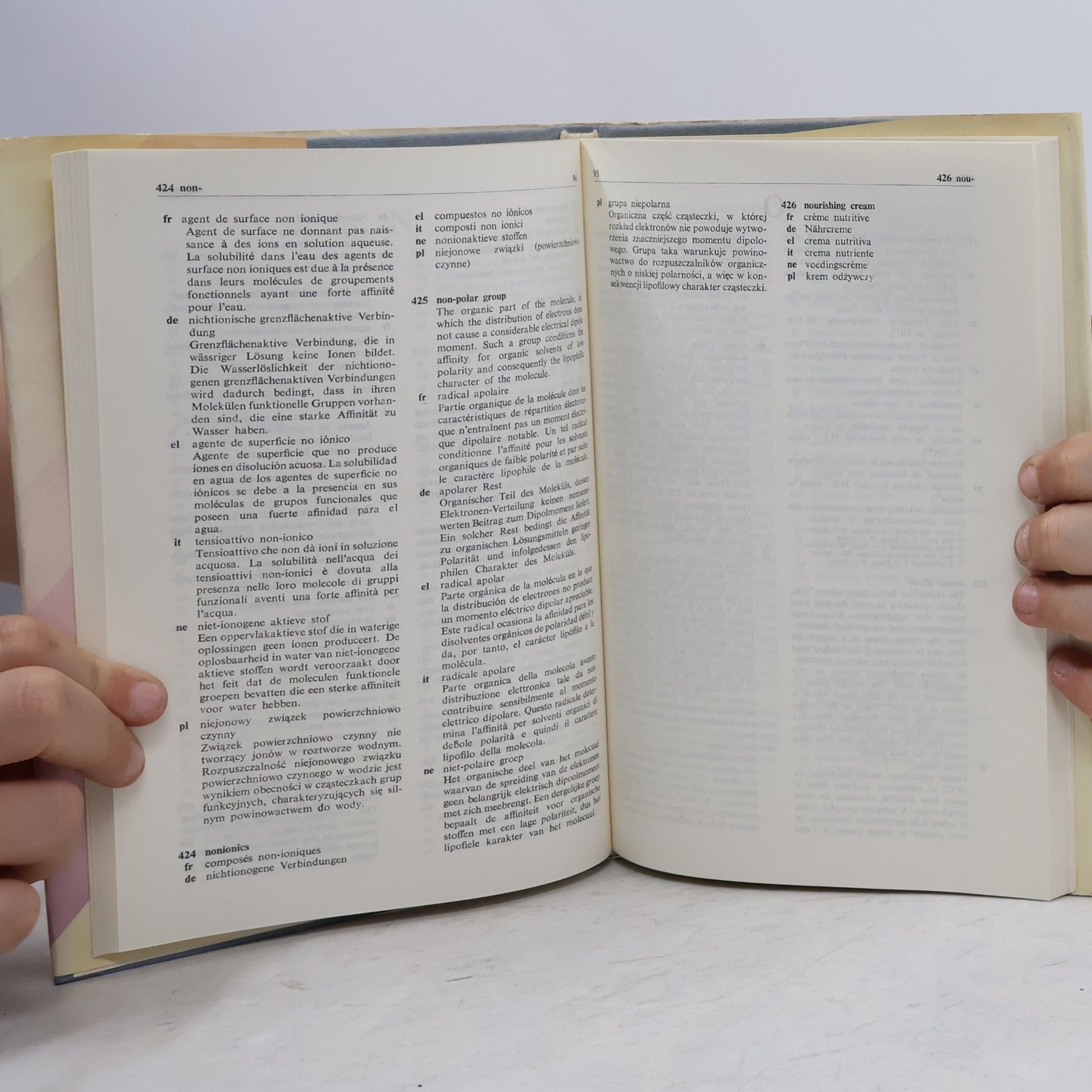 Gerardus Carrière Dictionary of Surface Active Agents, Cosmetics and Toiletries