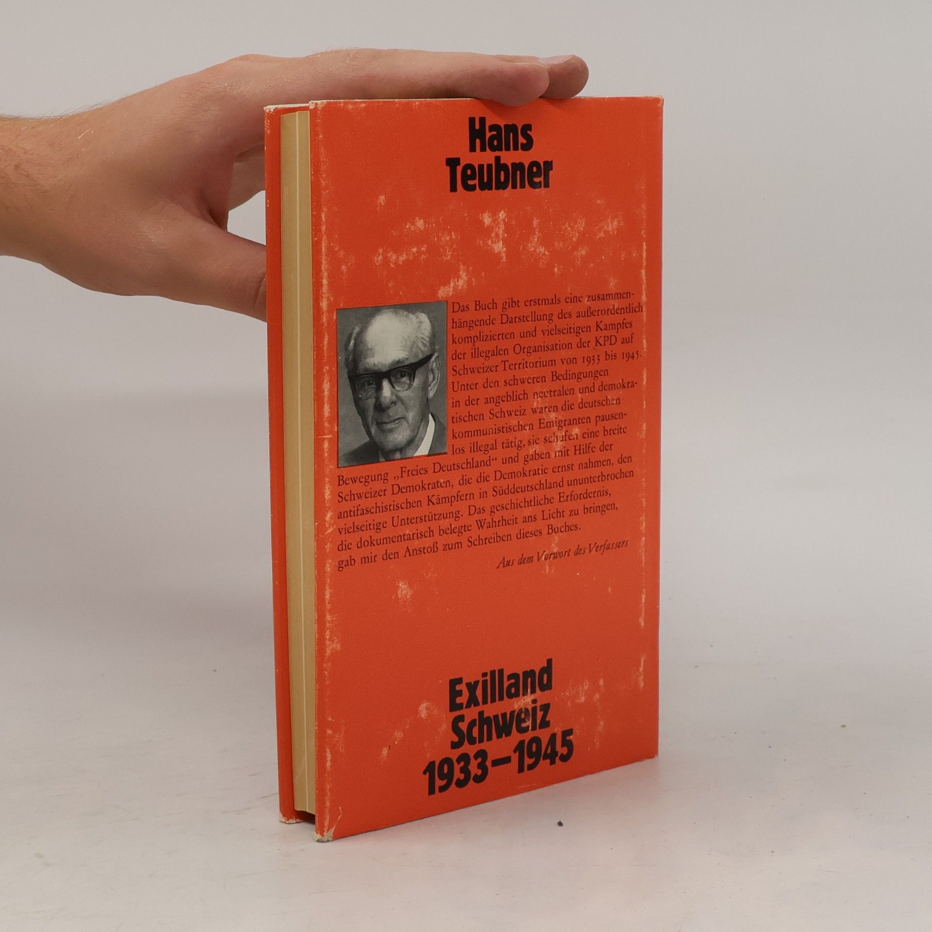 Hans Teubner Exilland Schweiz 1933-1945