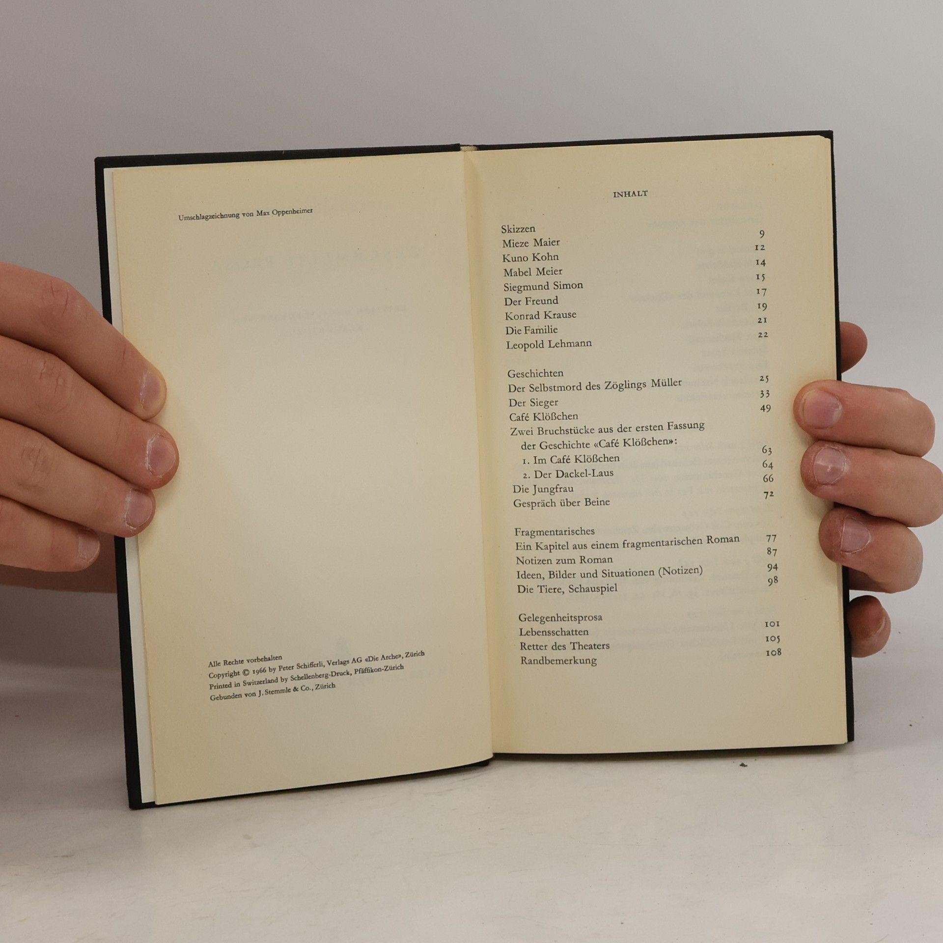 Alfred Lichtenstein Gesammelte Prosa