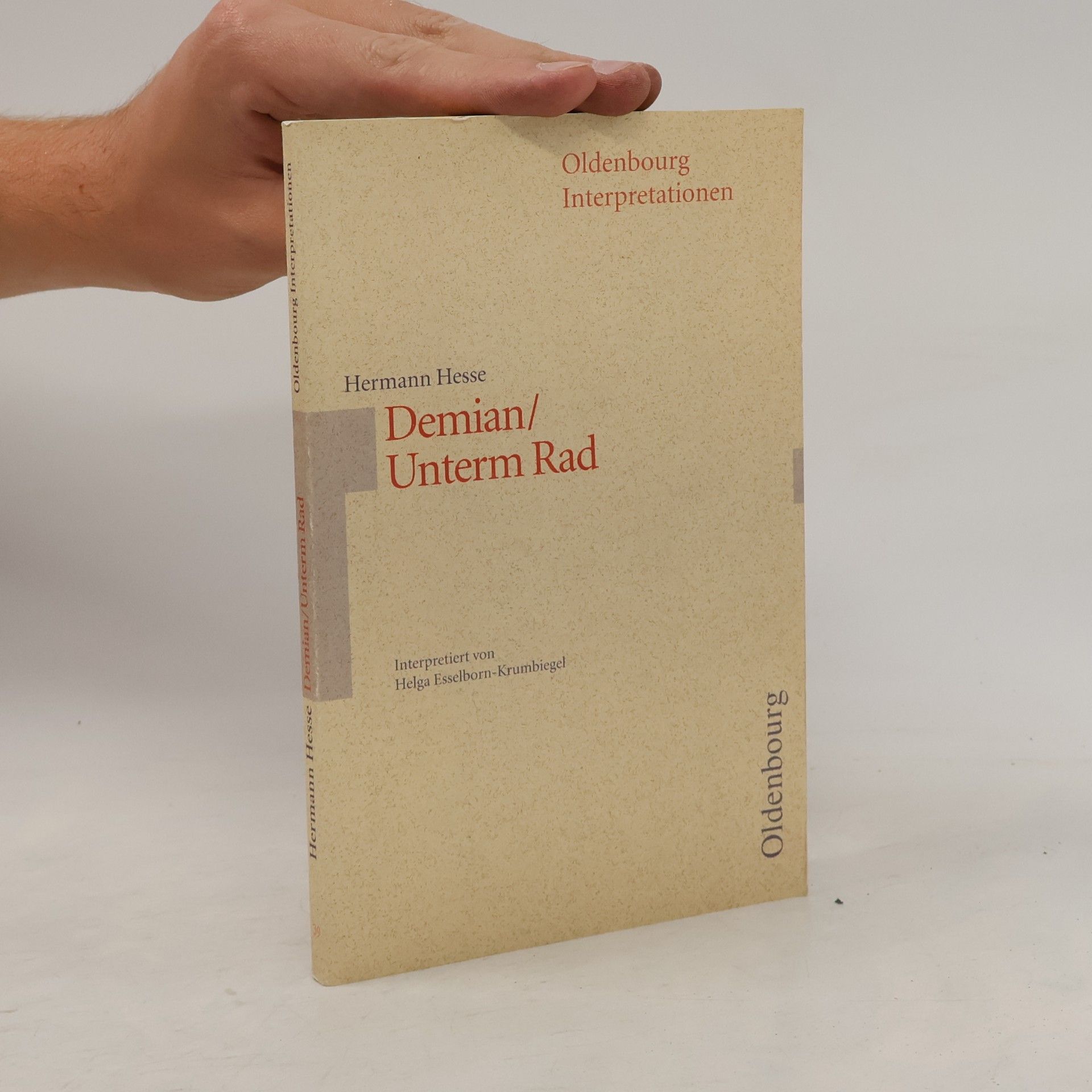 Helga Esselborn-Krumbiegel Hermann Hesse, Demian - die Geschichte von Emil Sinclairs Jugend, Jugend, Unterm Rad