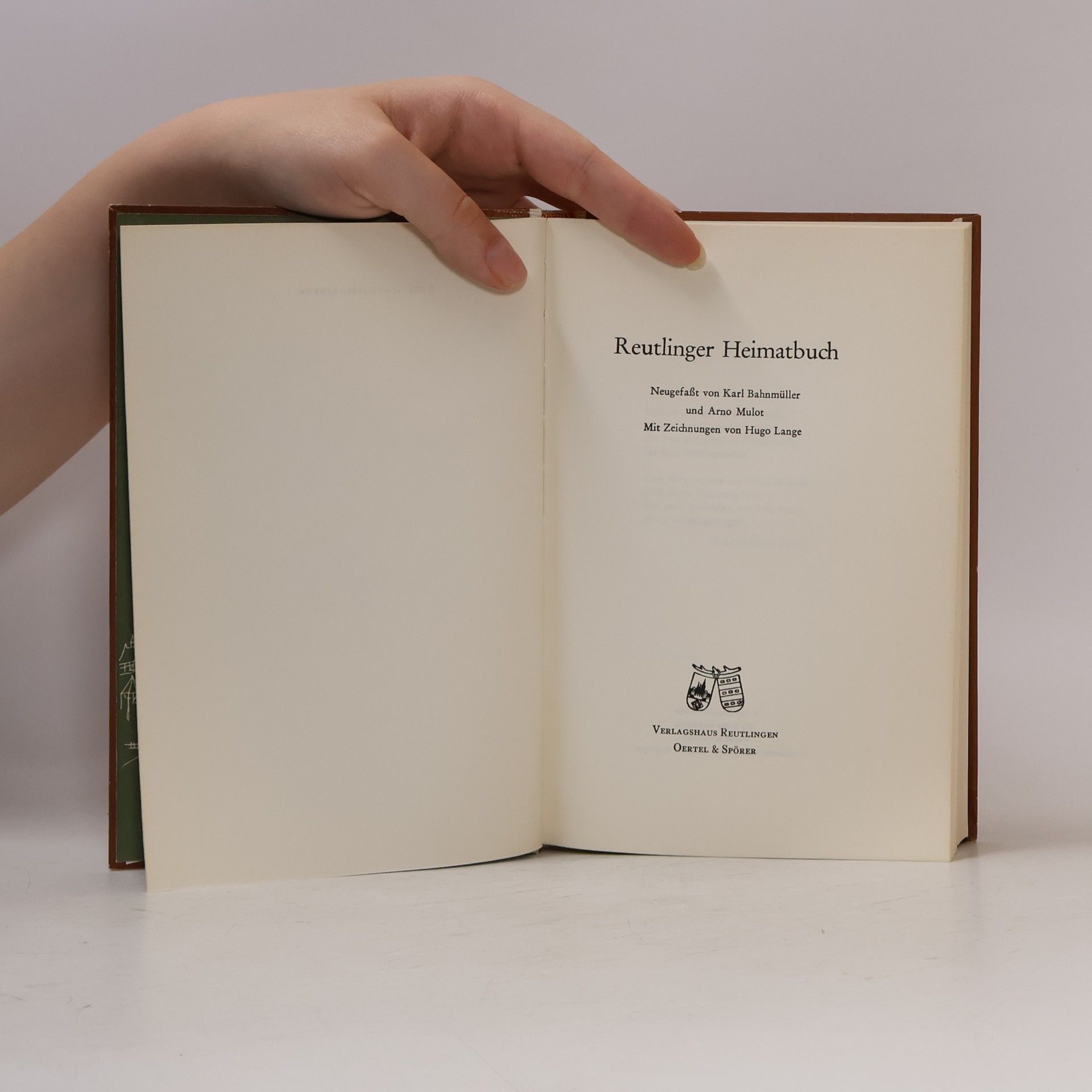 Karl Bahnmüller Reutlinger Heimatbuch