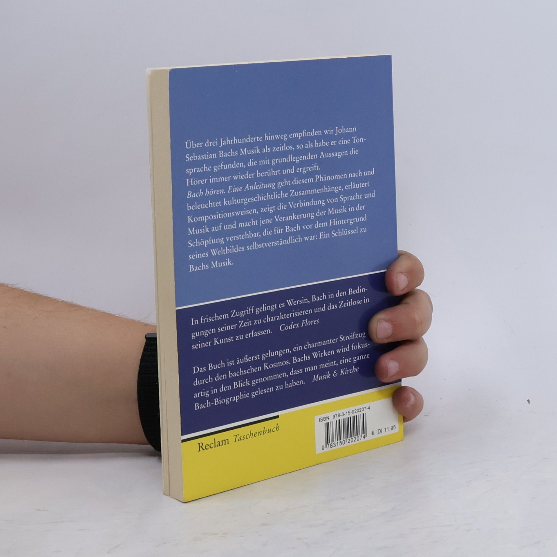Michael Wersin Reclam Taschenbuch: Bach hören
