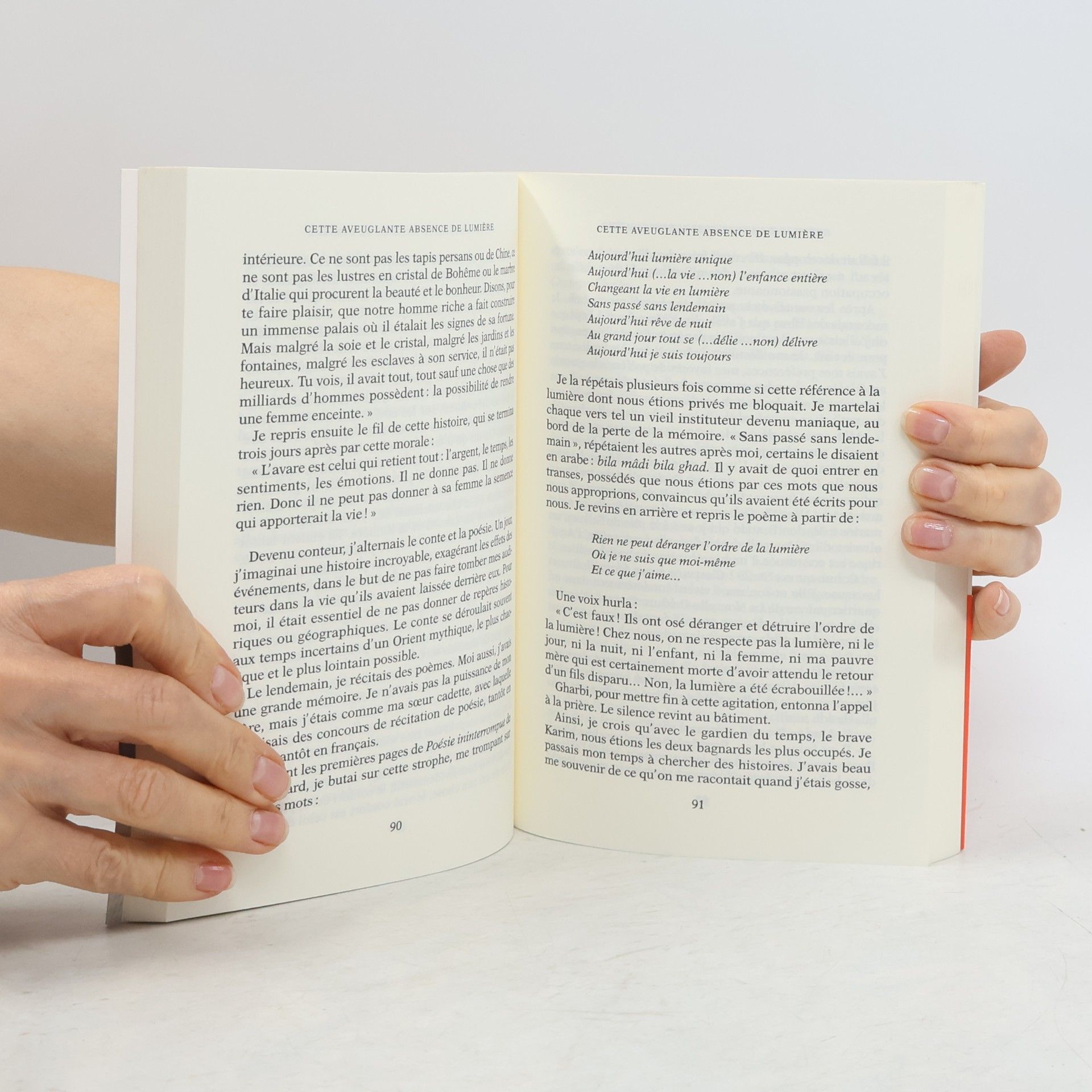 Tahar Ben Jelloun Cette aveuglante absence de lumière