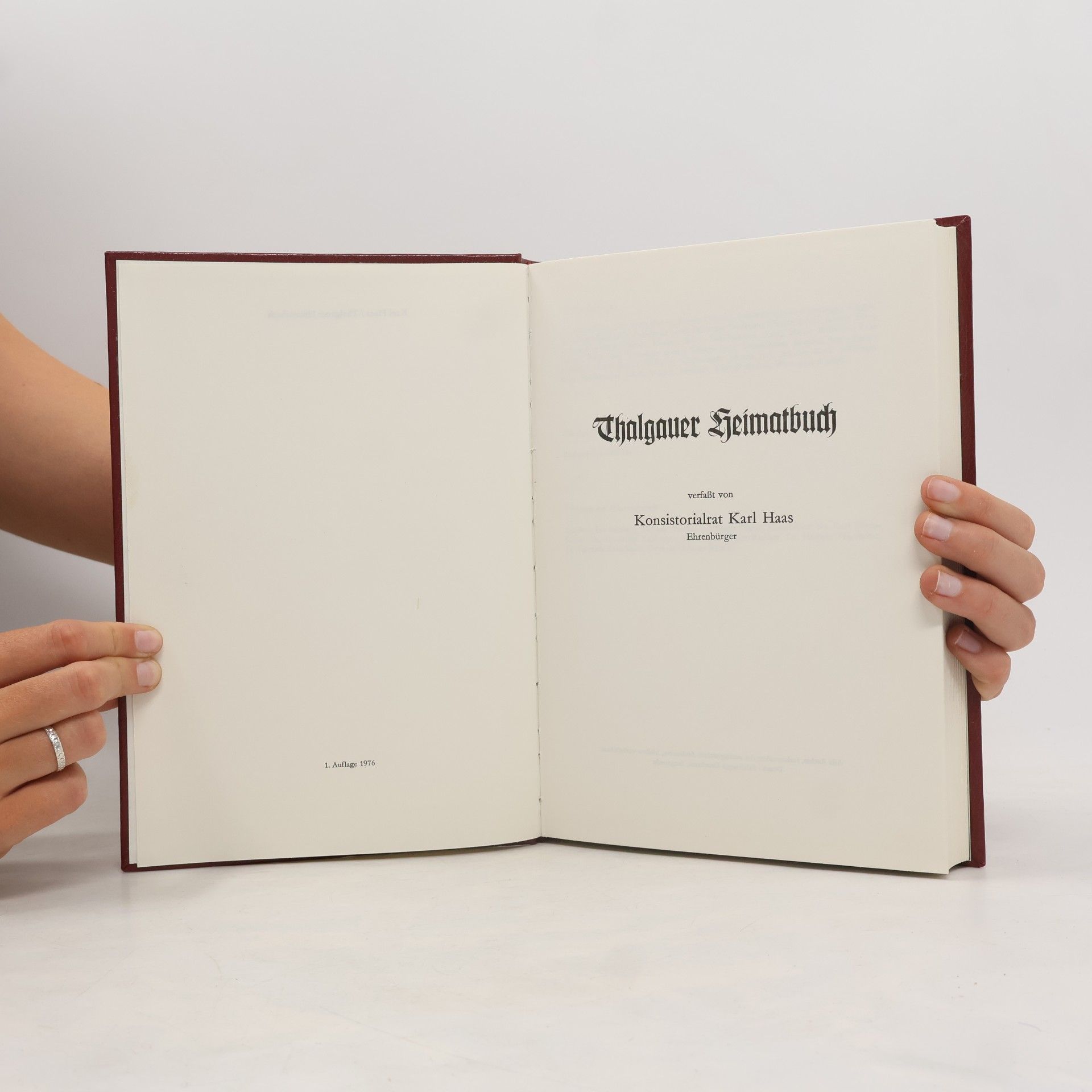 Karl Haas Thalgauer Heimatbuch