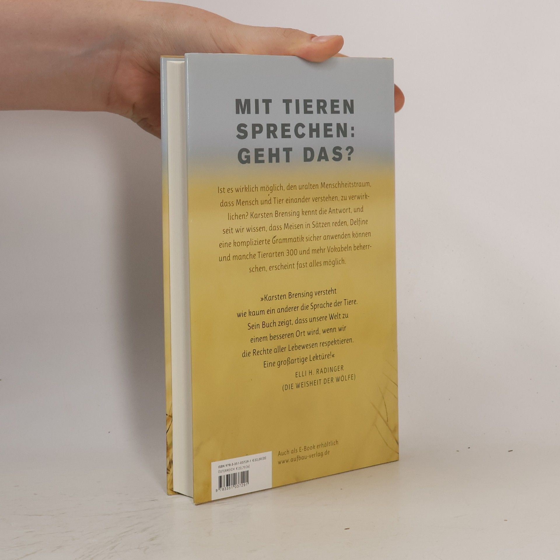 Karsten Brensing Die Sprache der Tiere